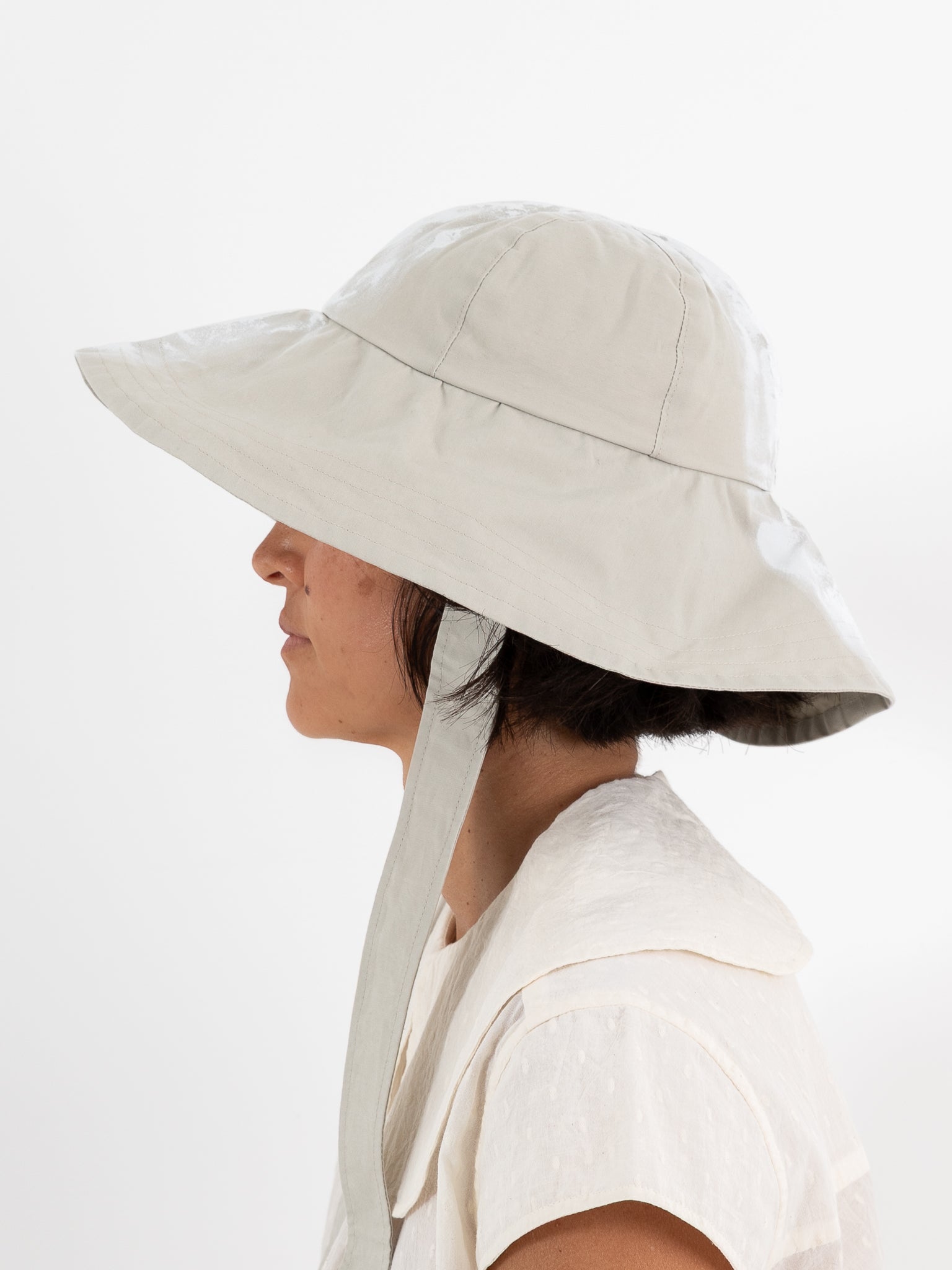 Studio Kettle Bonny Hat in Ceramic Grey Stripe - STUDIO KETTLE at Worthwhile - shop HAT