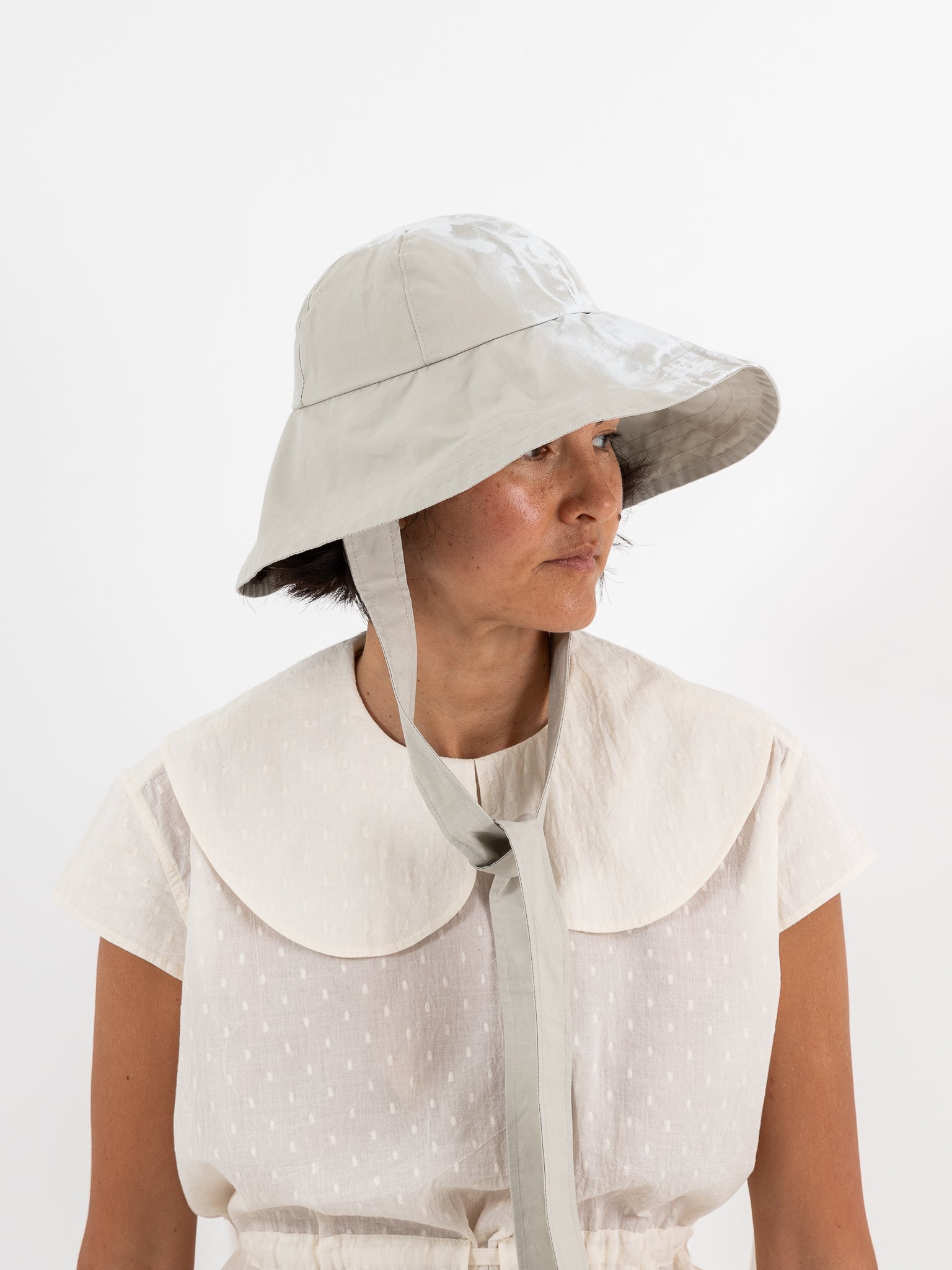 Studio Kettle Bonny Hat in Ceramic Grey Stripe - STUDIO KETTLE at Worthwhile - shop HAT