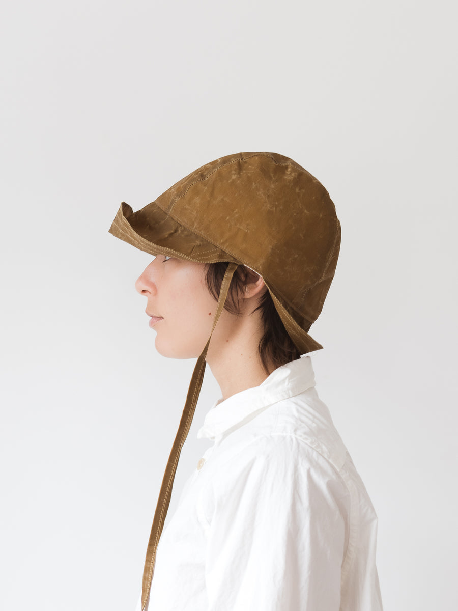 Studio Kettle Bonnet Hat, Beeswax Khaki