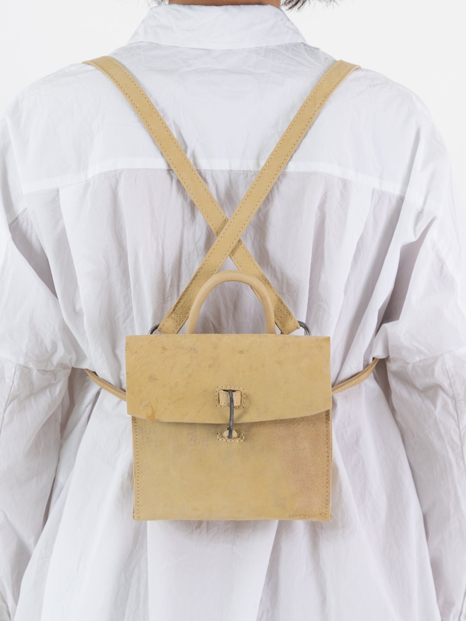 Tagliovivo Doctor Mini Backpack, Sand - TAGLIOVIVO at Worthwhile - shop BAG