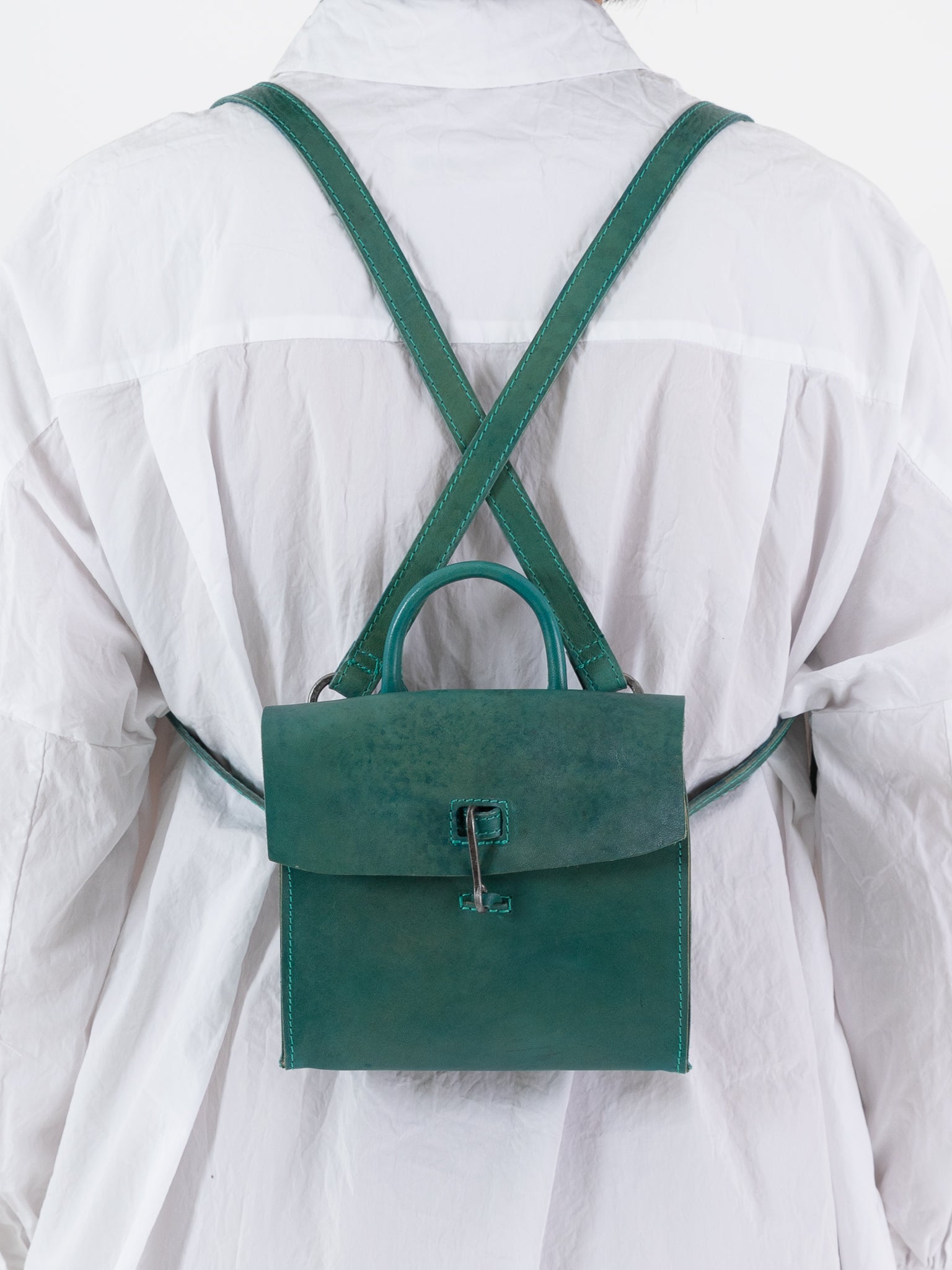 Tagliovivo Doctor Mini Backpack, Turquoise - TAGLIOVIVO at Worthwhile - shop BAG