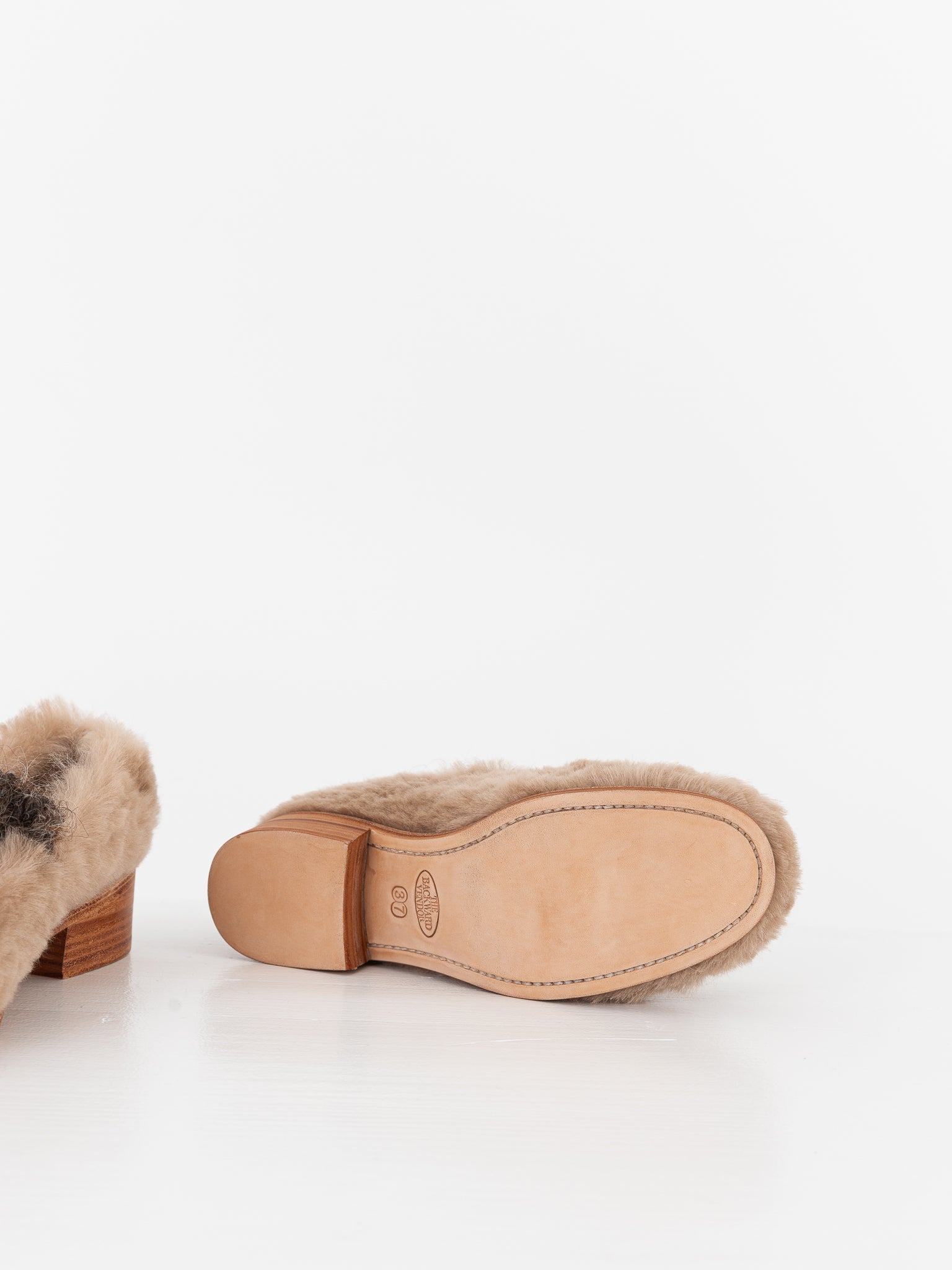 The Backward Vendor Cattle Mary Jane in Natural - THE BACKWARD VENDOR at Worthwhile - shop SHOES