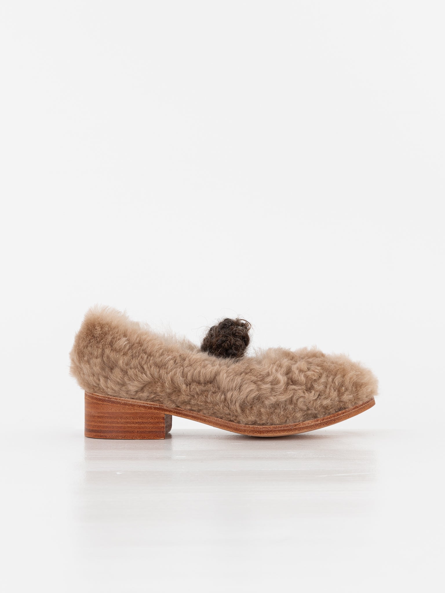 The Backward Vendor Cattle Mary Jane in Natural - THE BACKWARD VENDOR at Worthwhile - shop SHOES