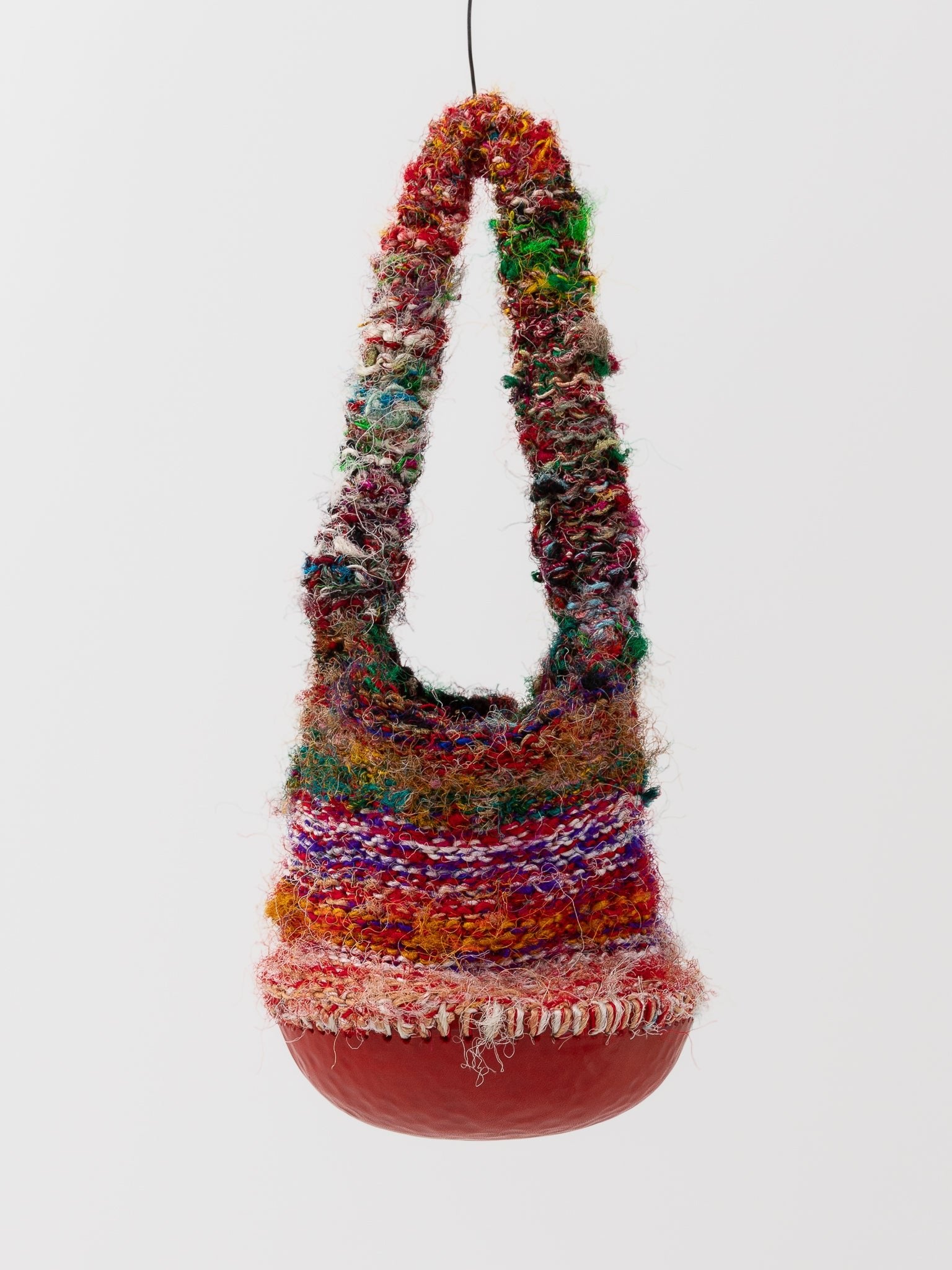 The Backward Vendor Silk Bowl Single Bag in Red - THE BACKWARD VENDOR at Worthwhile - shop BAG