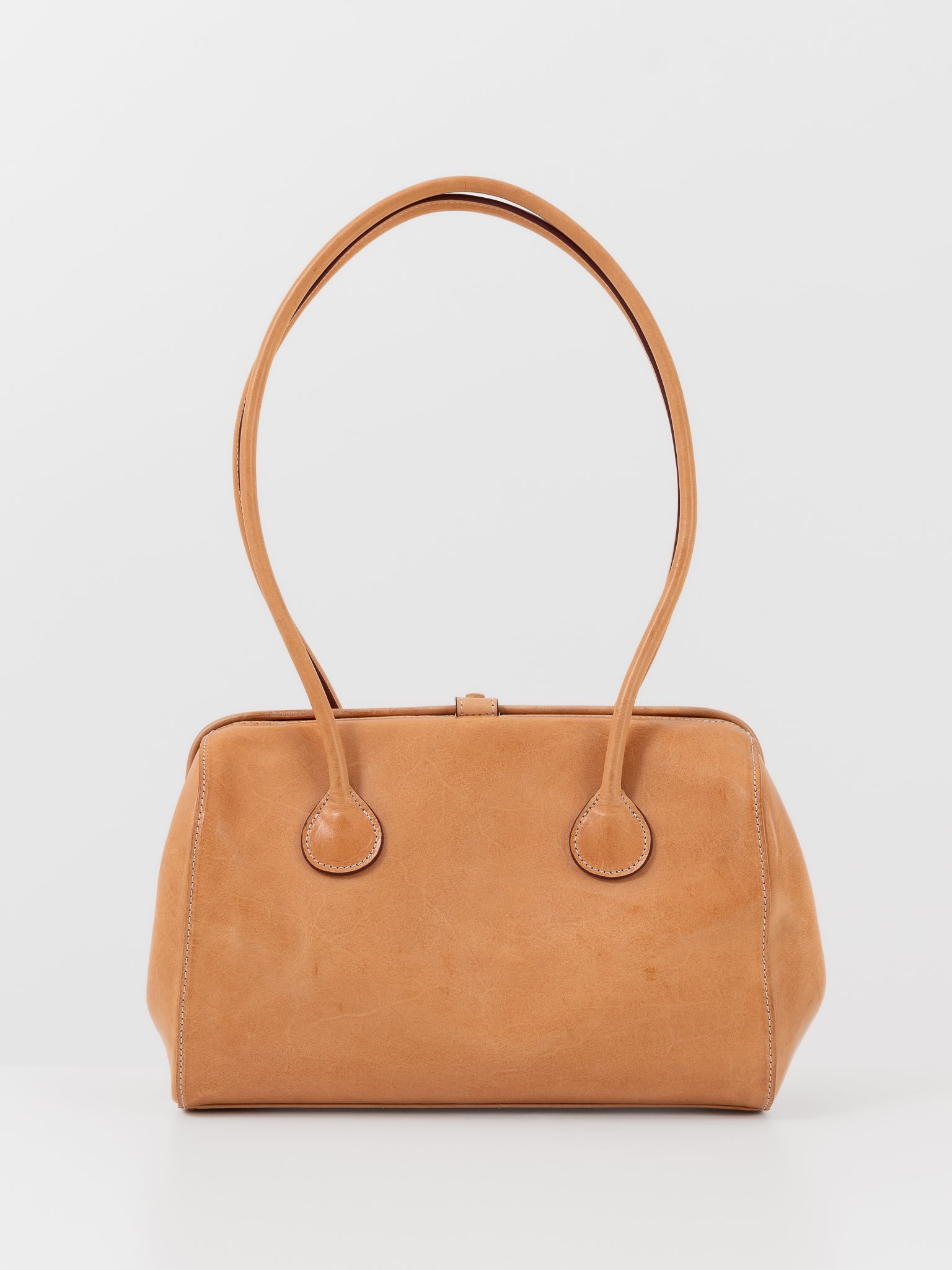 The Backward Vendor Tanker Shoulder Bag in Natural - THE BACKWARD VENDOR at Worthwhile - shop BAG