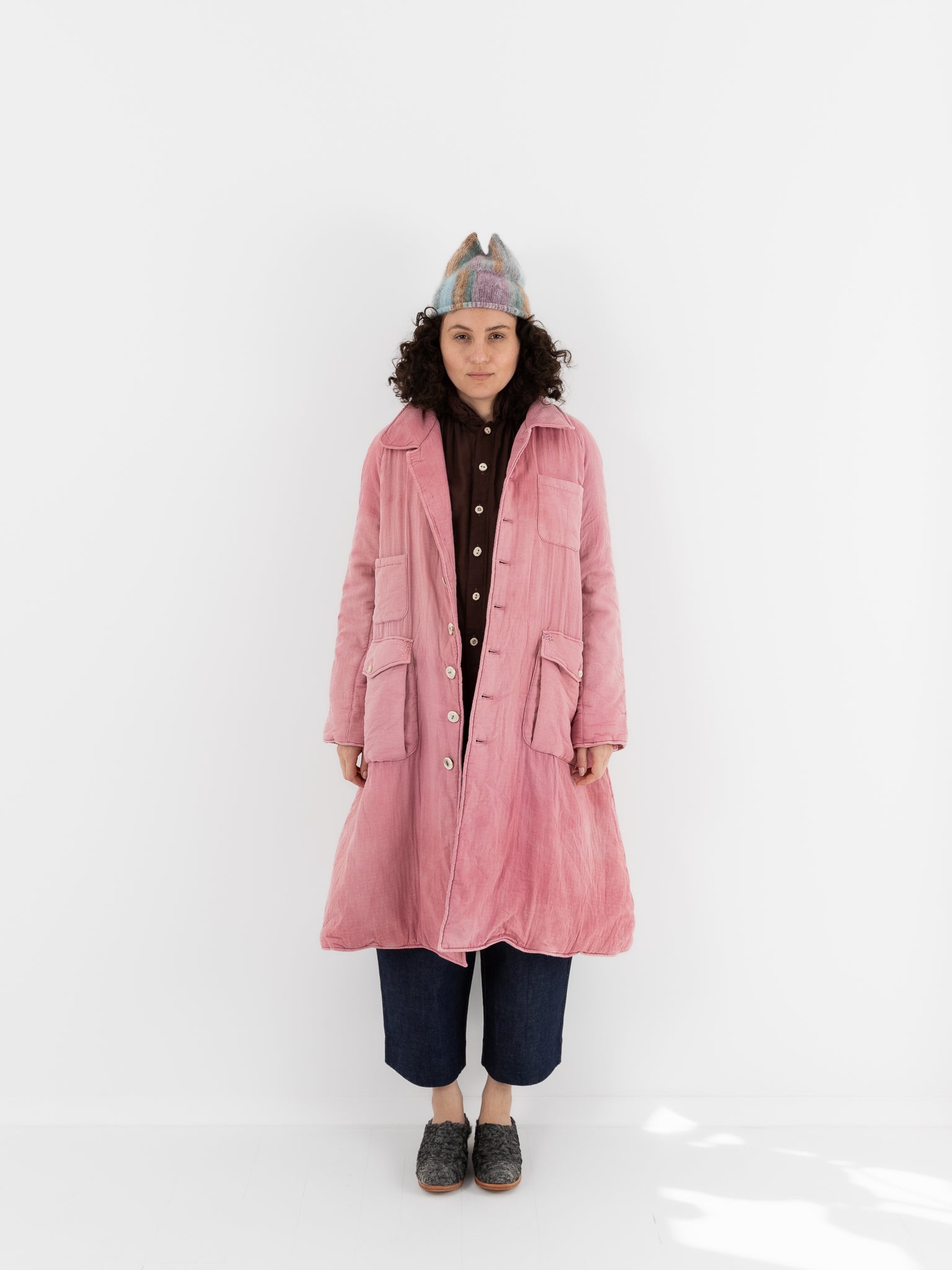 The Backward Vendor Mariner Trench Puffer in Wine - THE BACKWARD VENDOR at Worthwhile - shop COAT