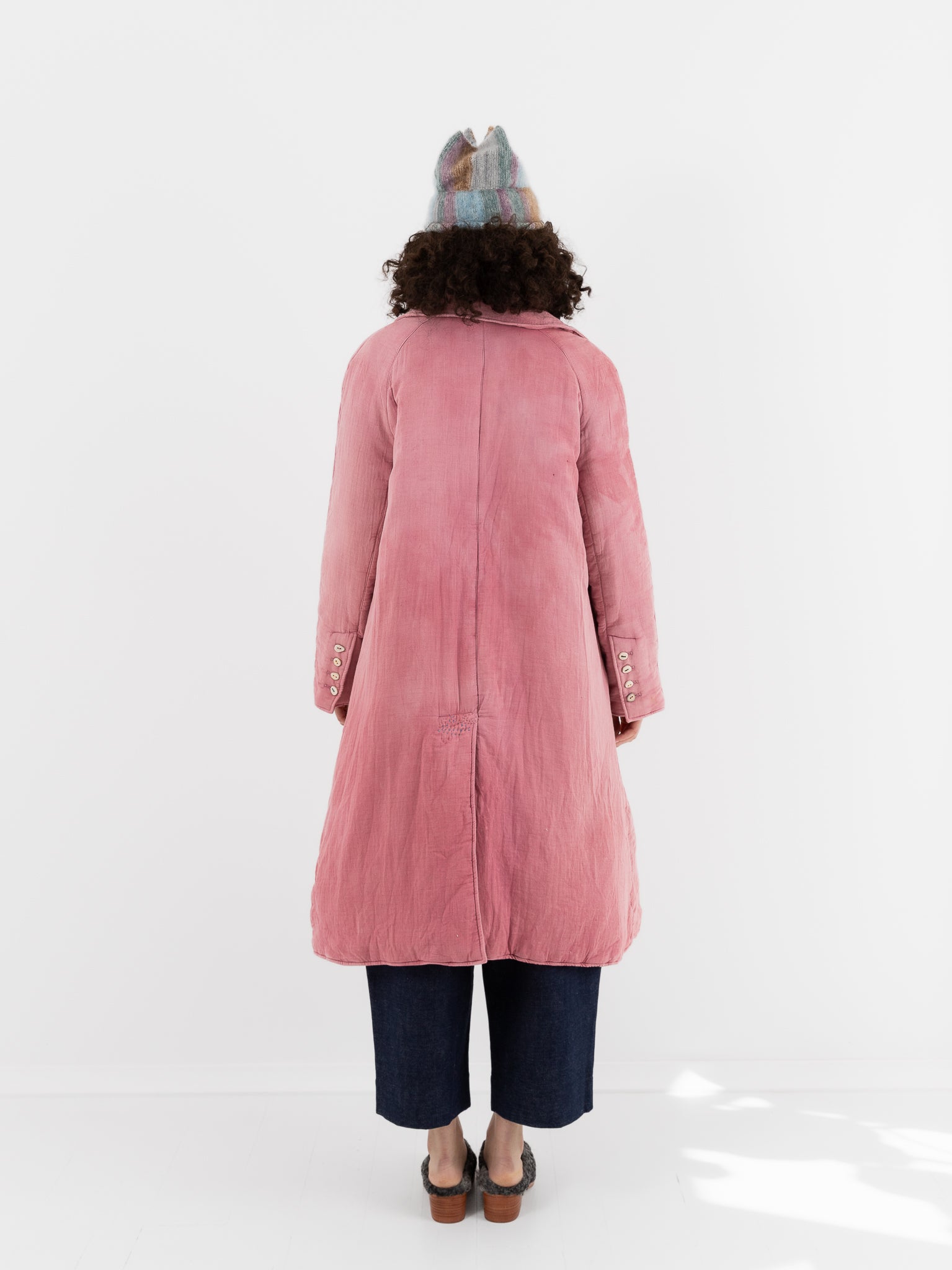 The Backward Vendor Mariner Trench Puffer in Wine - THE BACKWARD VENDOR at Worthwhile - shop COAT