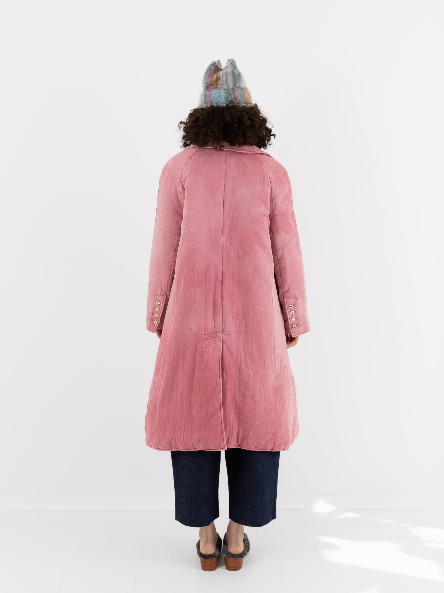 The Backward Vendor Mariner Trench Puffer in Wine - THE BACKWARD VENDOR at Worthwhile - shop COAT