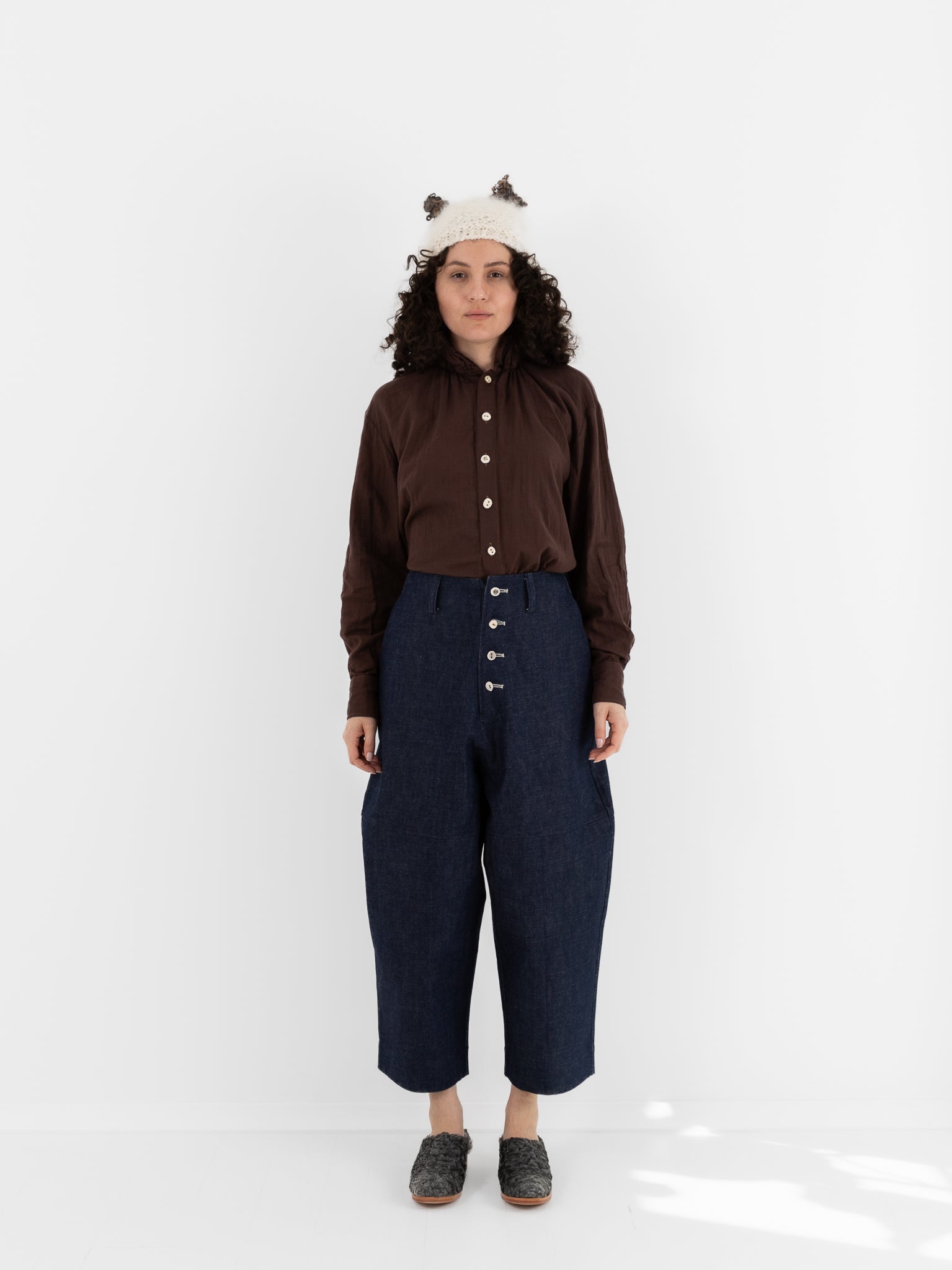 The Backward Vendor Miner Jean in Indigo - THE BACKWARD VENDOR at Worthwhile - shop PANT