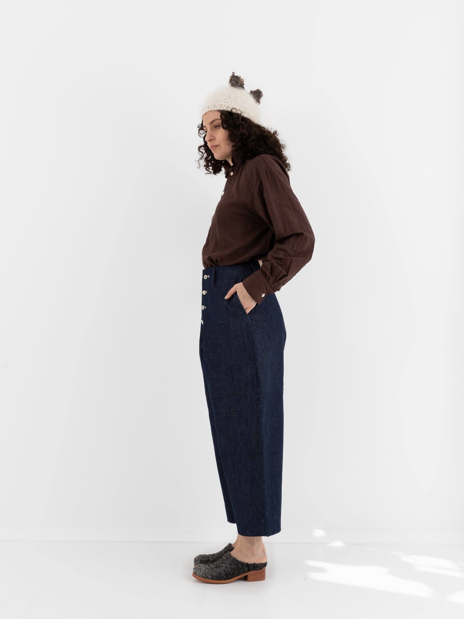 The Backward Vendor Miner Jean in Indigo - THE BACKWARD VENDOR at Worthwhile - shop PANT