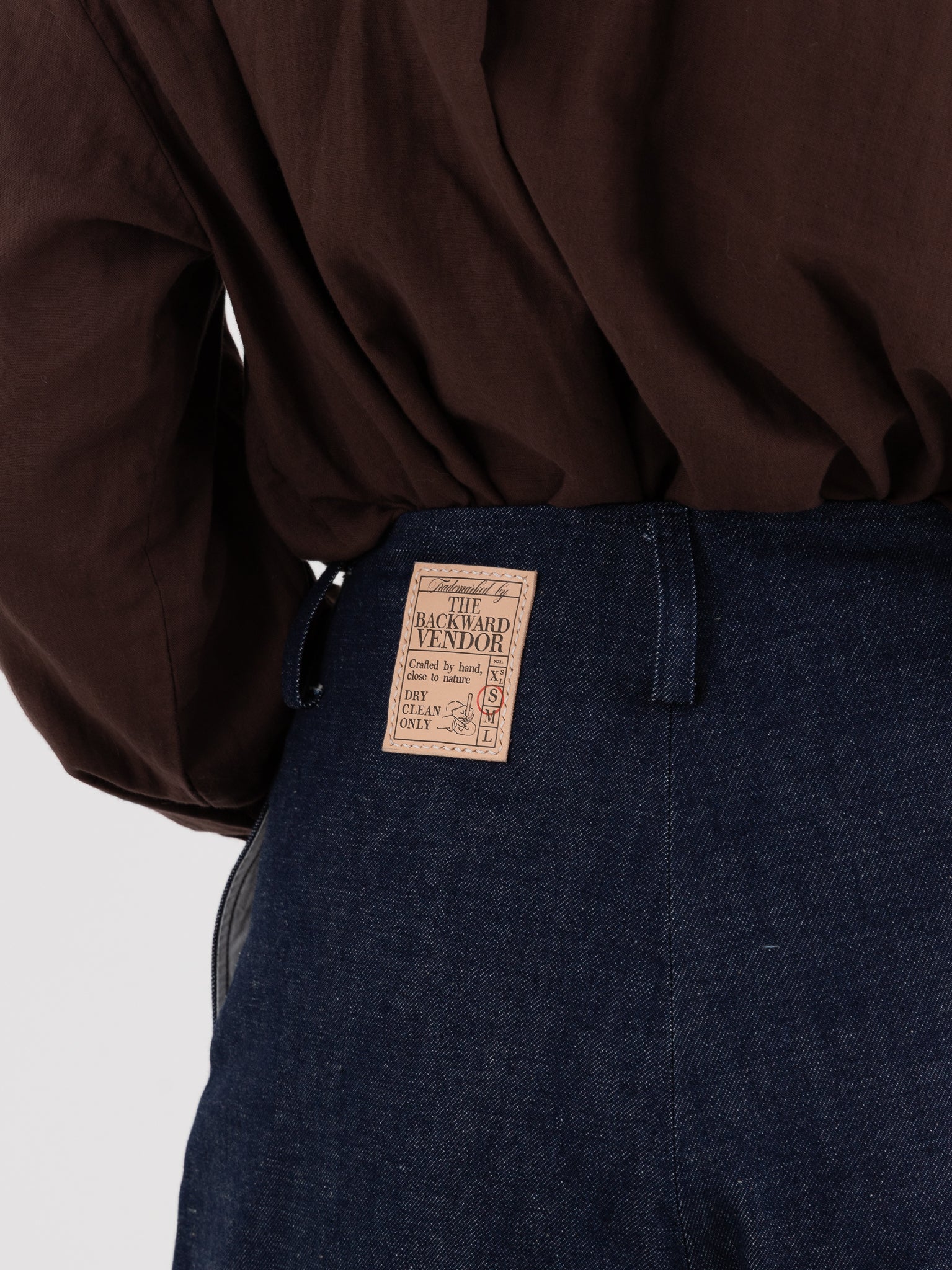 The Backward Vendor Miner Jean in Indigo - THE BACKWARD VENDOR at Worthwhile - shop PANT