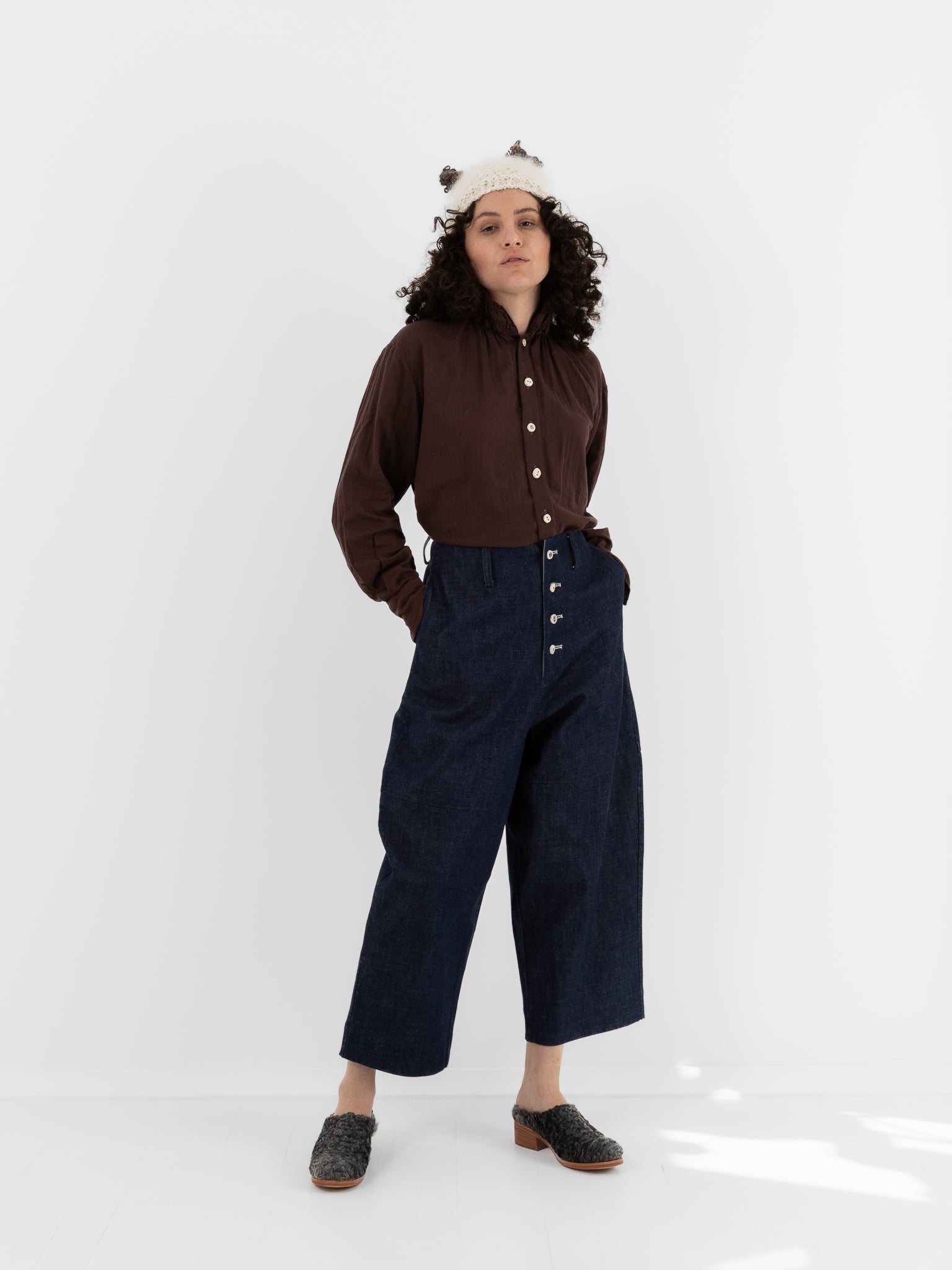The Backward Vendor Miner Jean in Indigo - THE BACKWARD VENDOR at Worthwhile - shop PANT