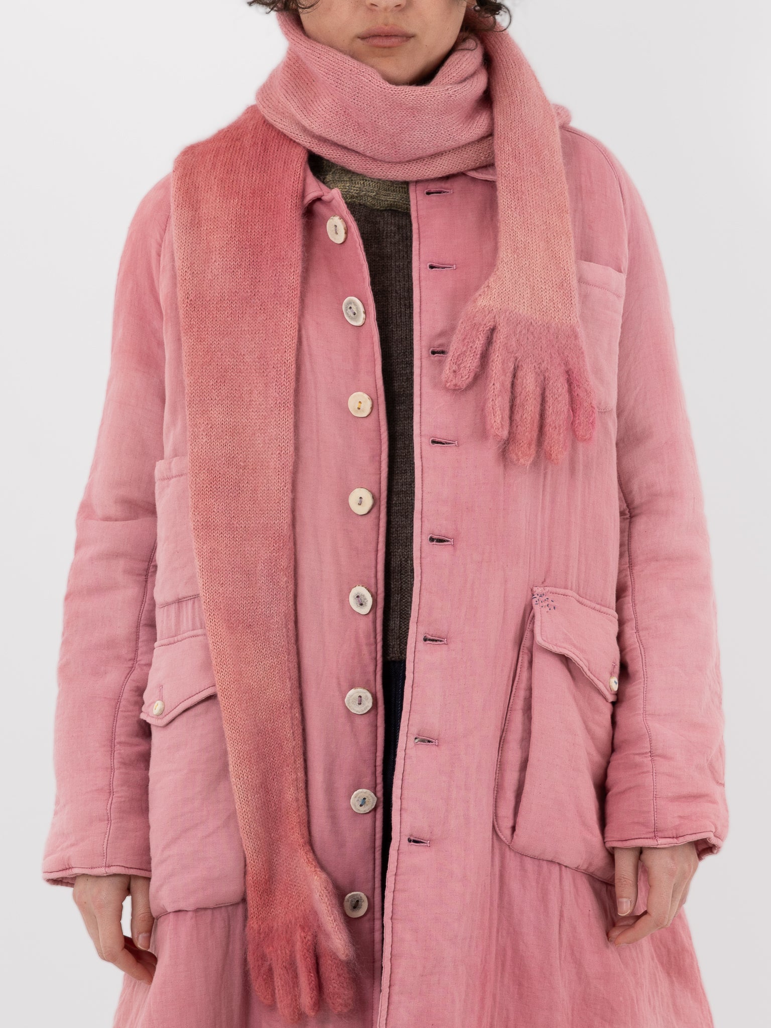 The Backward Vendor Huggy Scarf in Wine - THE BACKWARD VENDOR at Worthwhile - shop SCARF