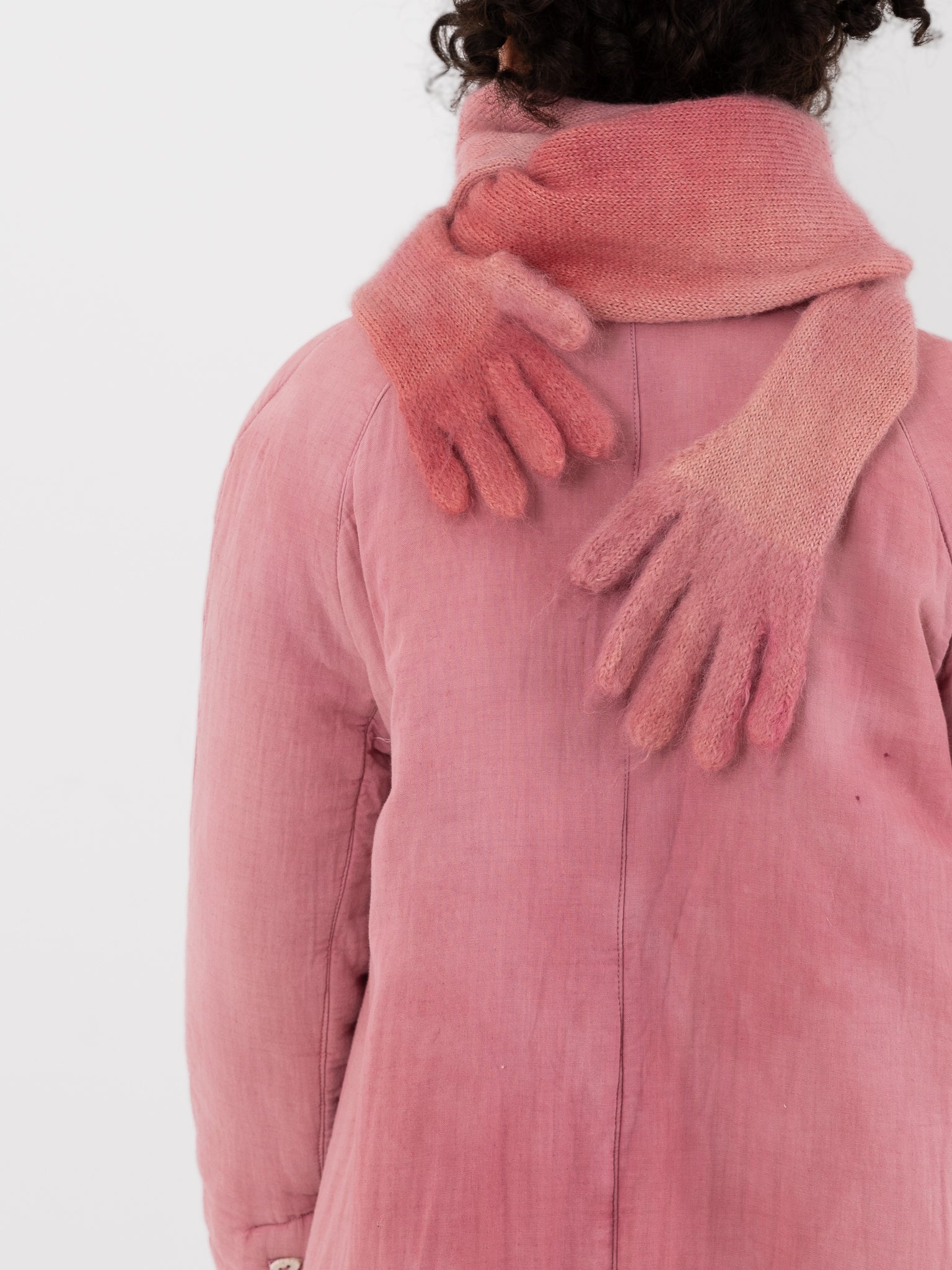 The Backward Vendor Huggy Scarf in Wine - THE BACKWARD VENDOR at Worthwhile - shop SCARF