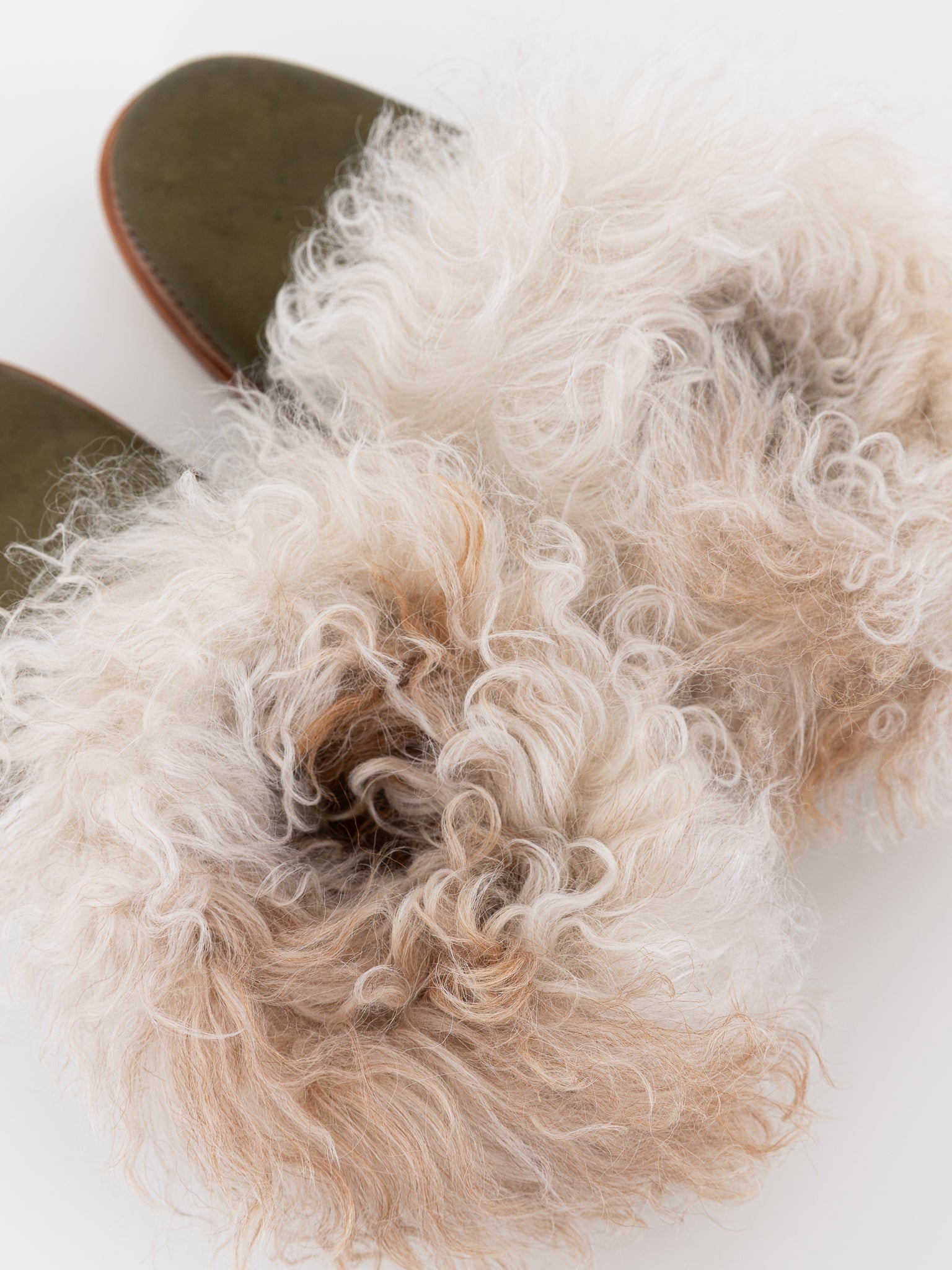 The Backward Vendor Cattle Clog in Taupe Curl - THE BACKWARD VENDOR at Worthwhile - shop SHOES