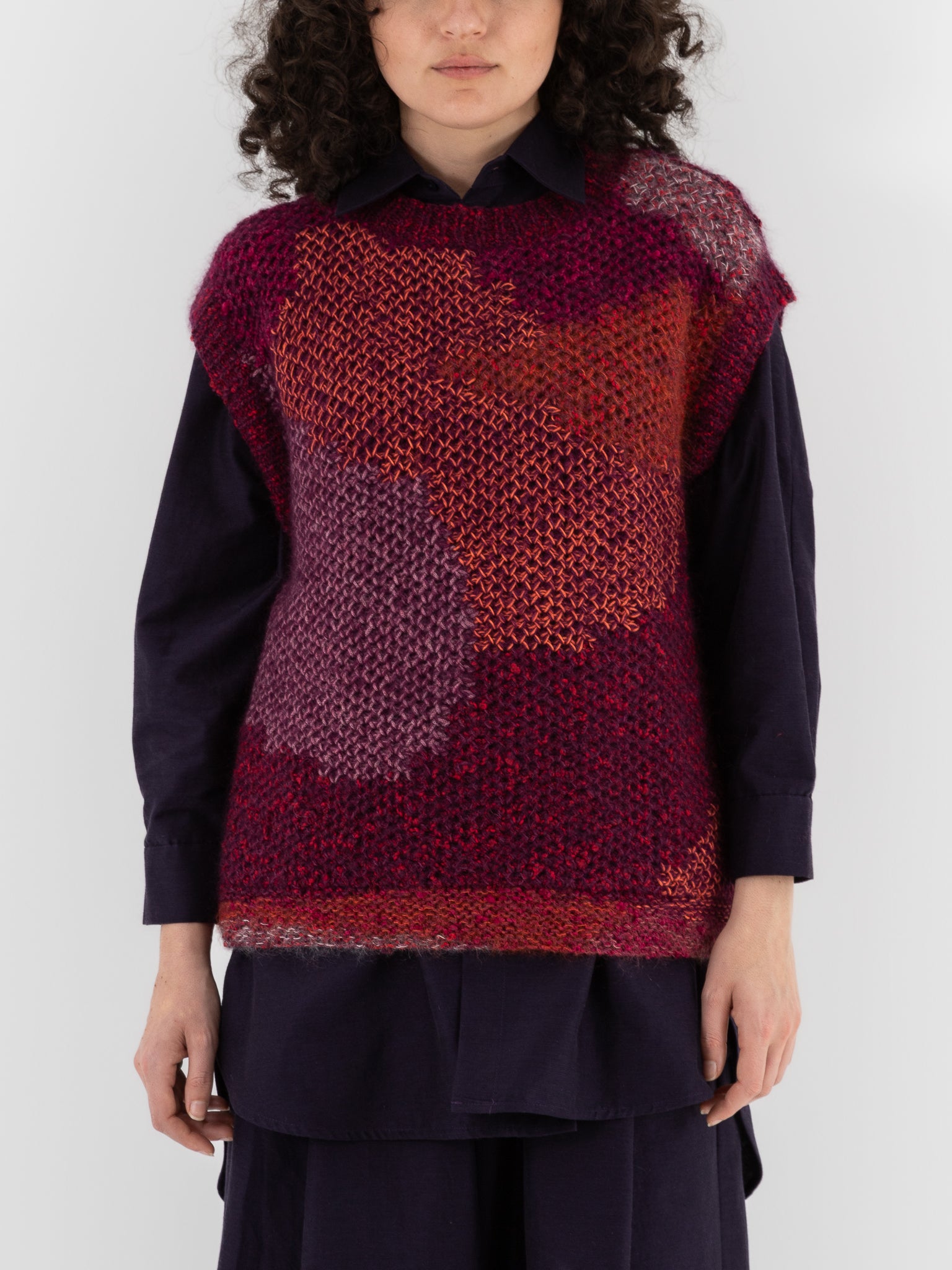 Toogood The Lotter Vest in Honeycomb Multi - TOOGOOD at Worthwhile - shop VEST