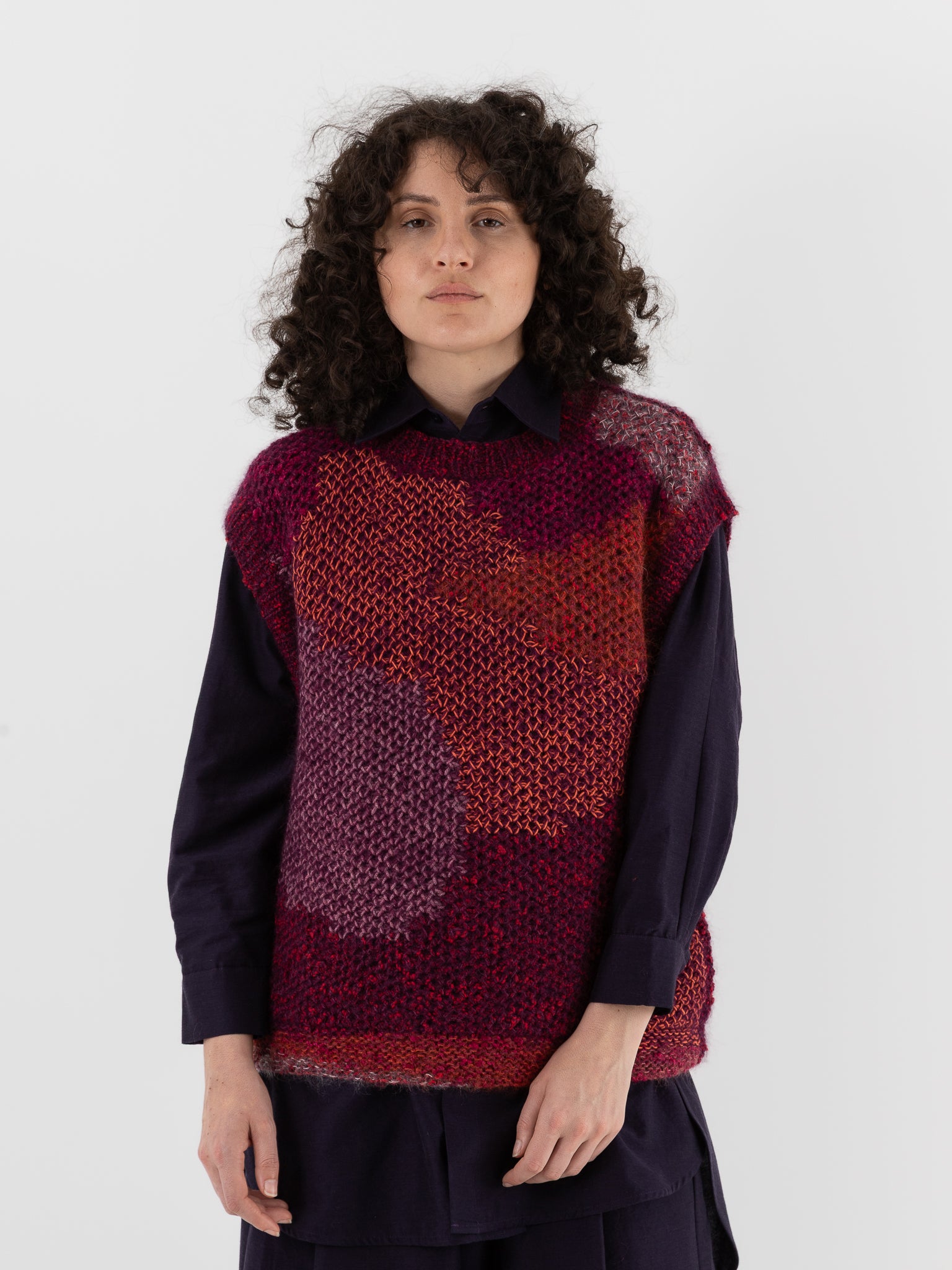 Toogood The Lotter Vest in Honeycomb Multi - TOOGOOD at Worthwhile - shop VEST