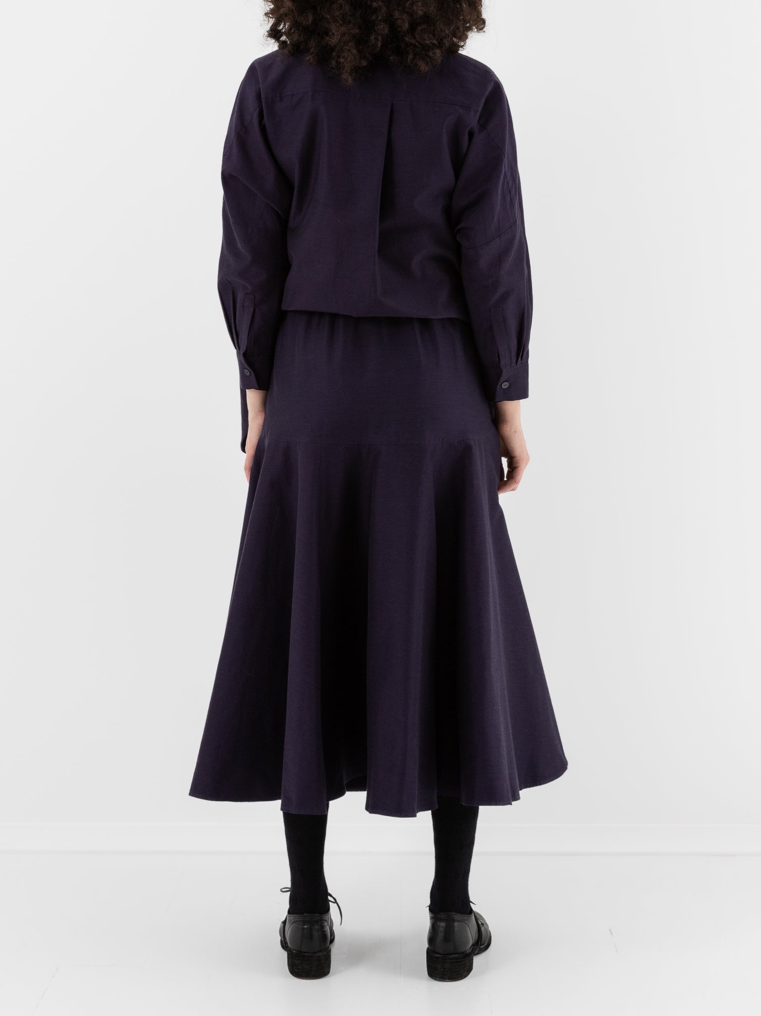 Toogood The Librarian Skirt in Pansy - TOOGOOD at Worthwhile - shop SKIRT