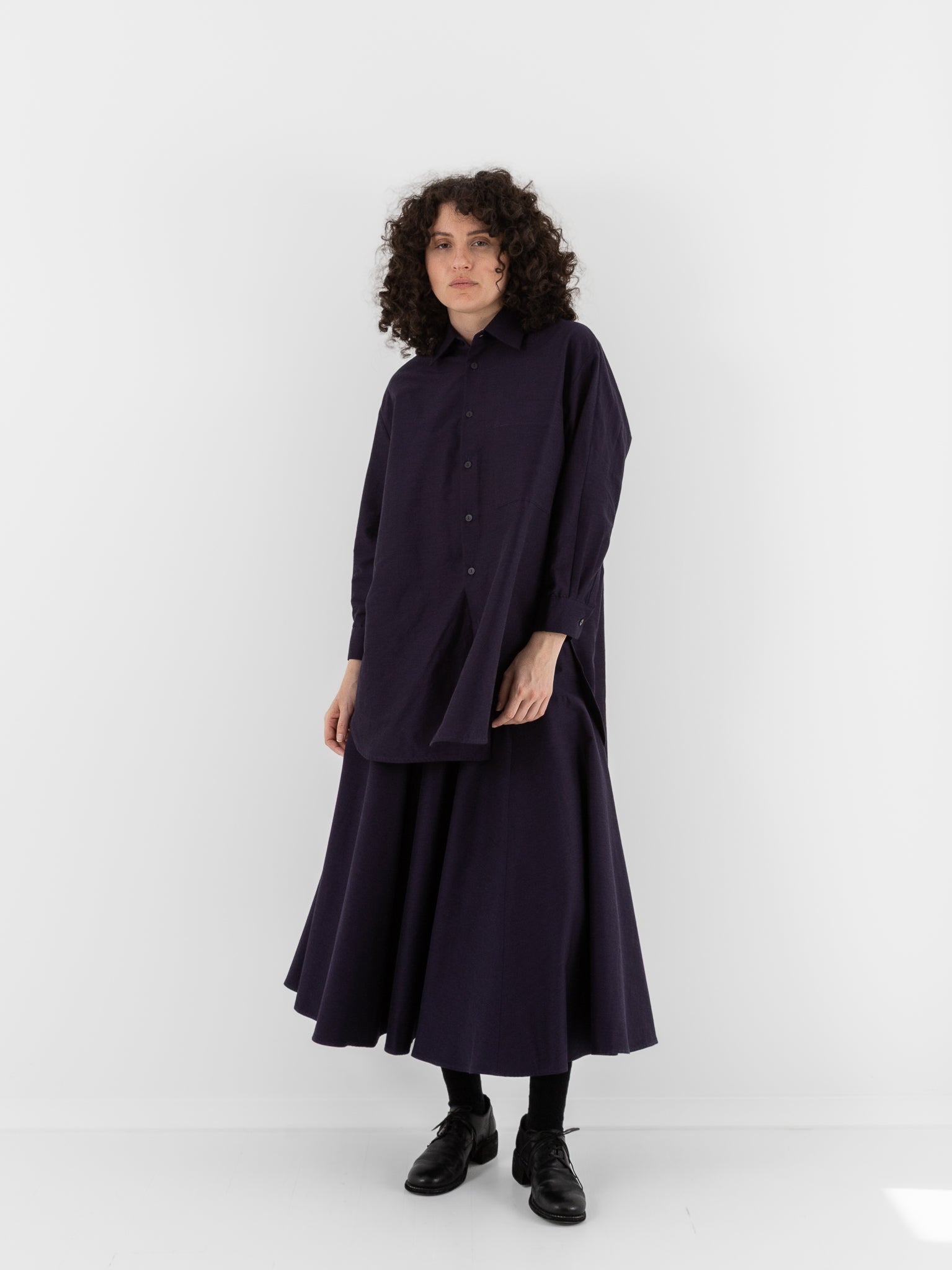 Toogood The Librarian Skirt in Pansy - TOOGOOD at Worthwhile - shop SKIRT