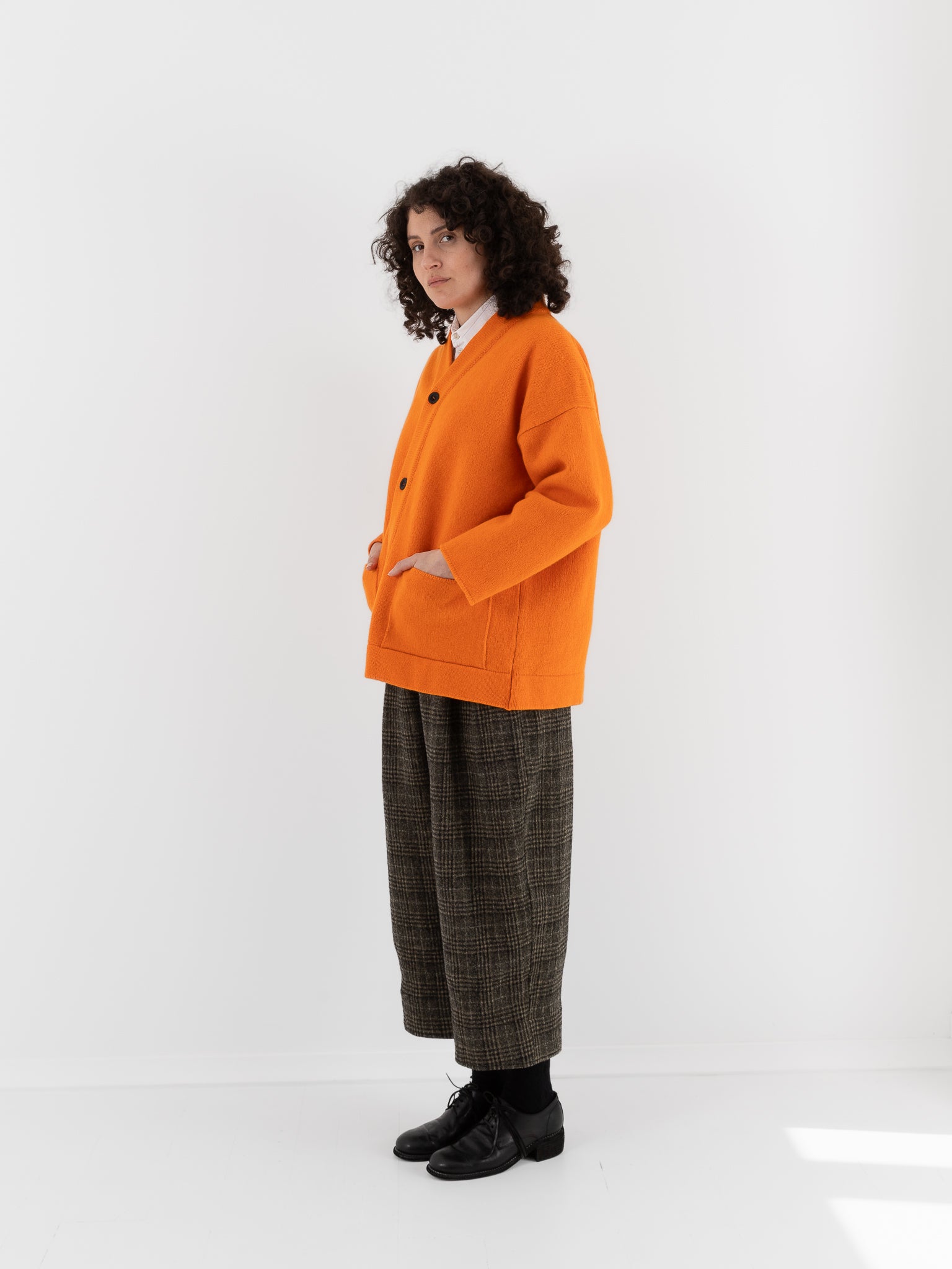 Toogood The Librarian Cardigan in Nasturtium - TOOGOOD at Worthwhile - shop CARDIGAN