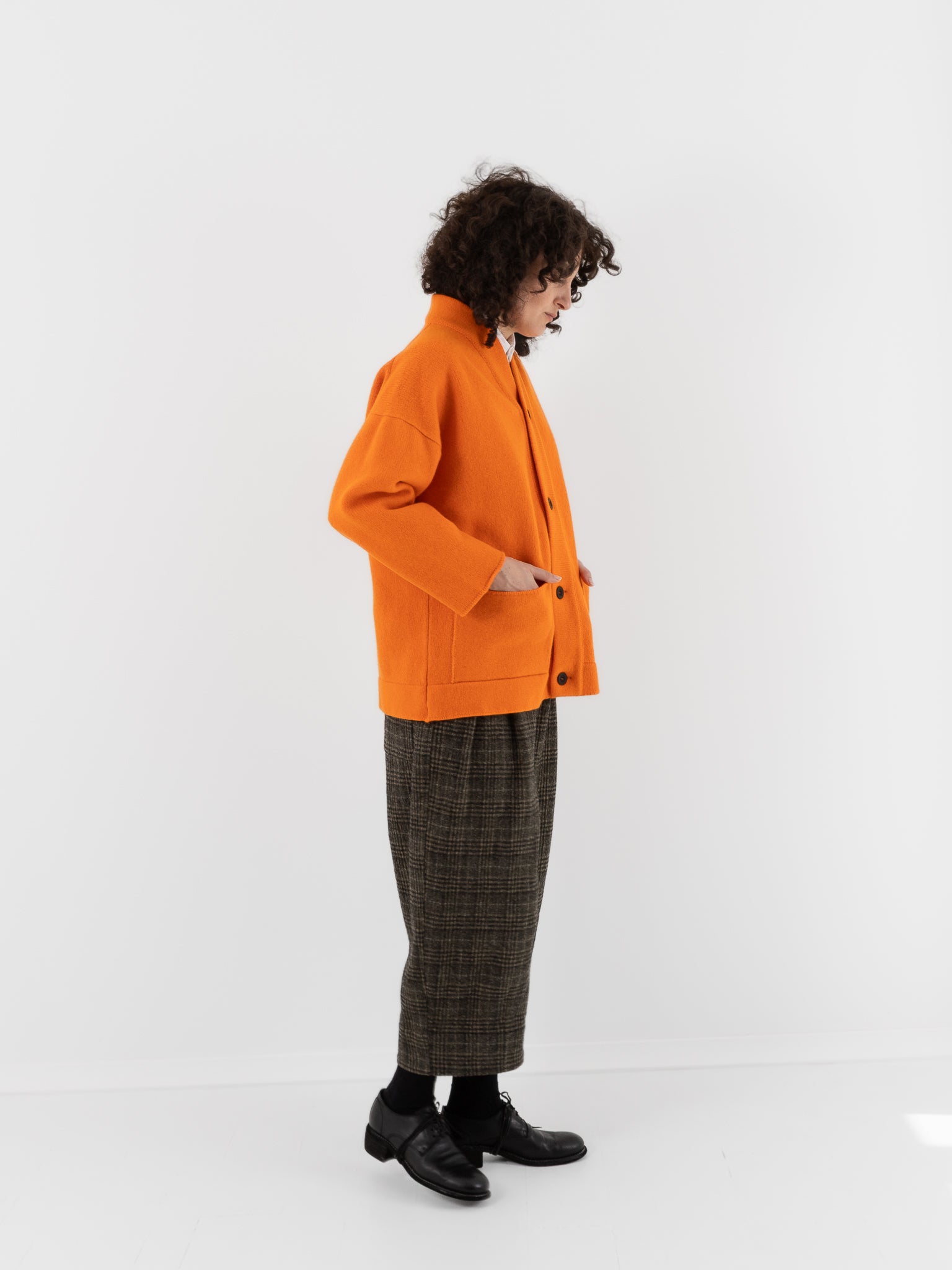 Toogood The Librarian Cardigan in Nasturtium - TOOGOOD at Worthwhile - shop CARDIGAN
