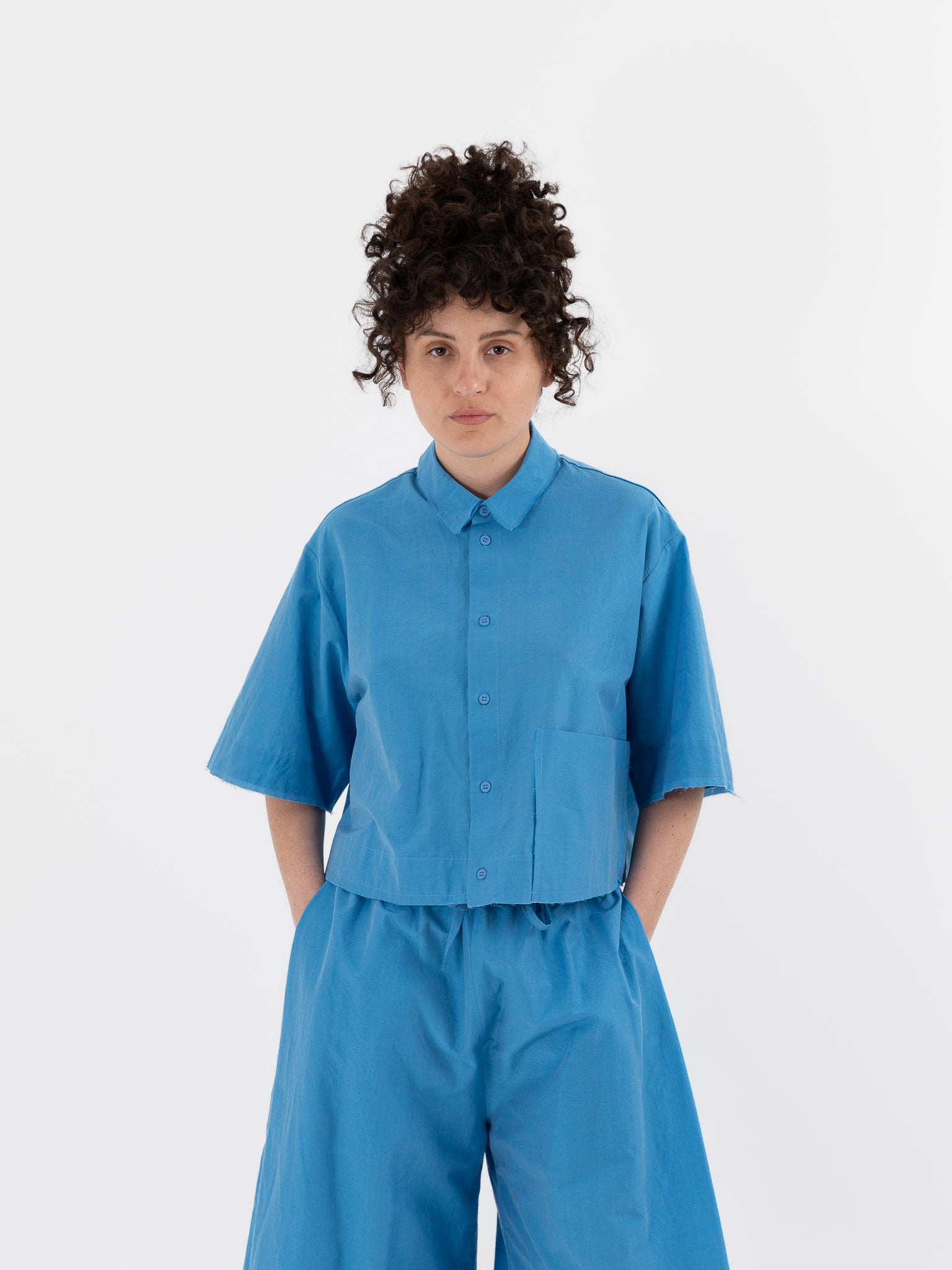 Toogood The Boxer Shirt in Cornflower - TOOGOOD at Worthwhile - shop TOP