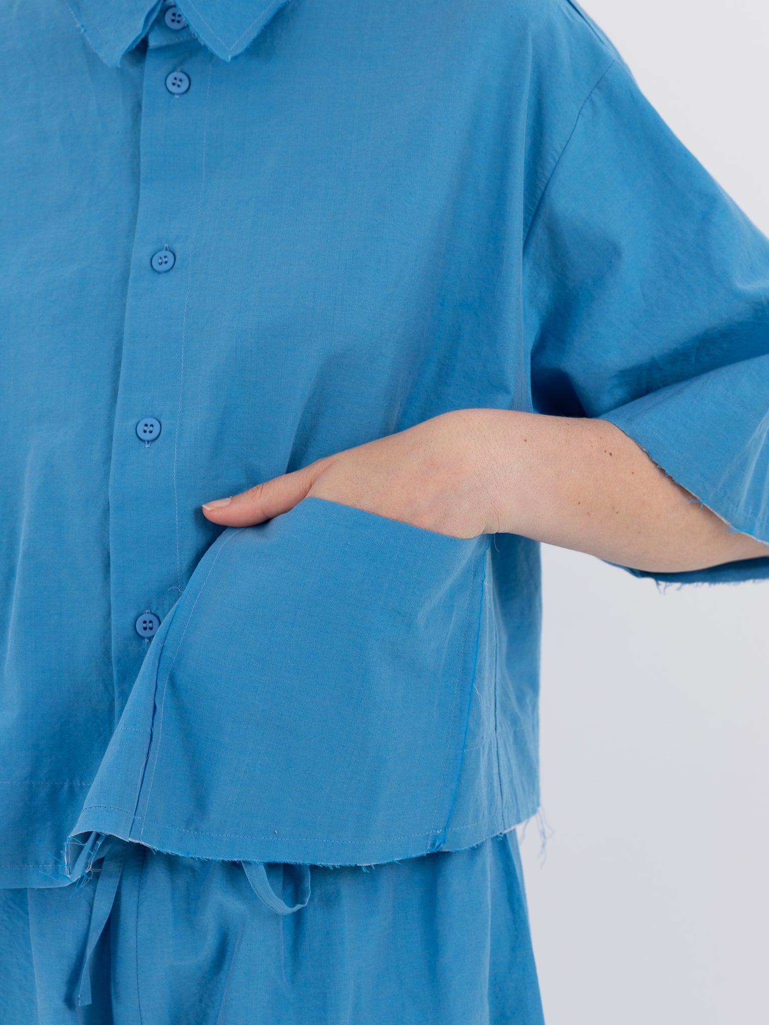 Toogood The Boxer Shirt in Cornflower - TOOGOOD at Worthwhile - shop TOP