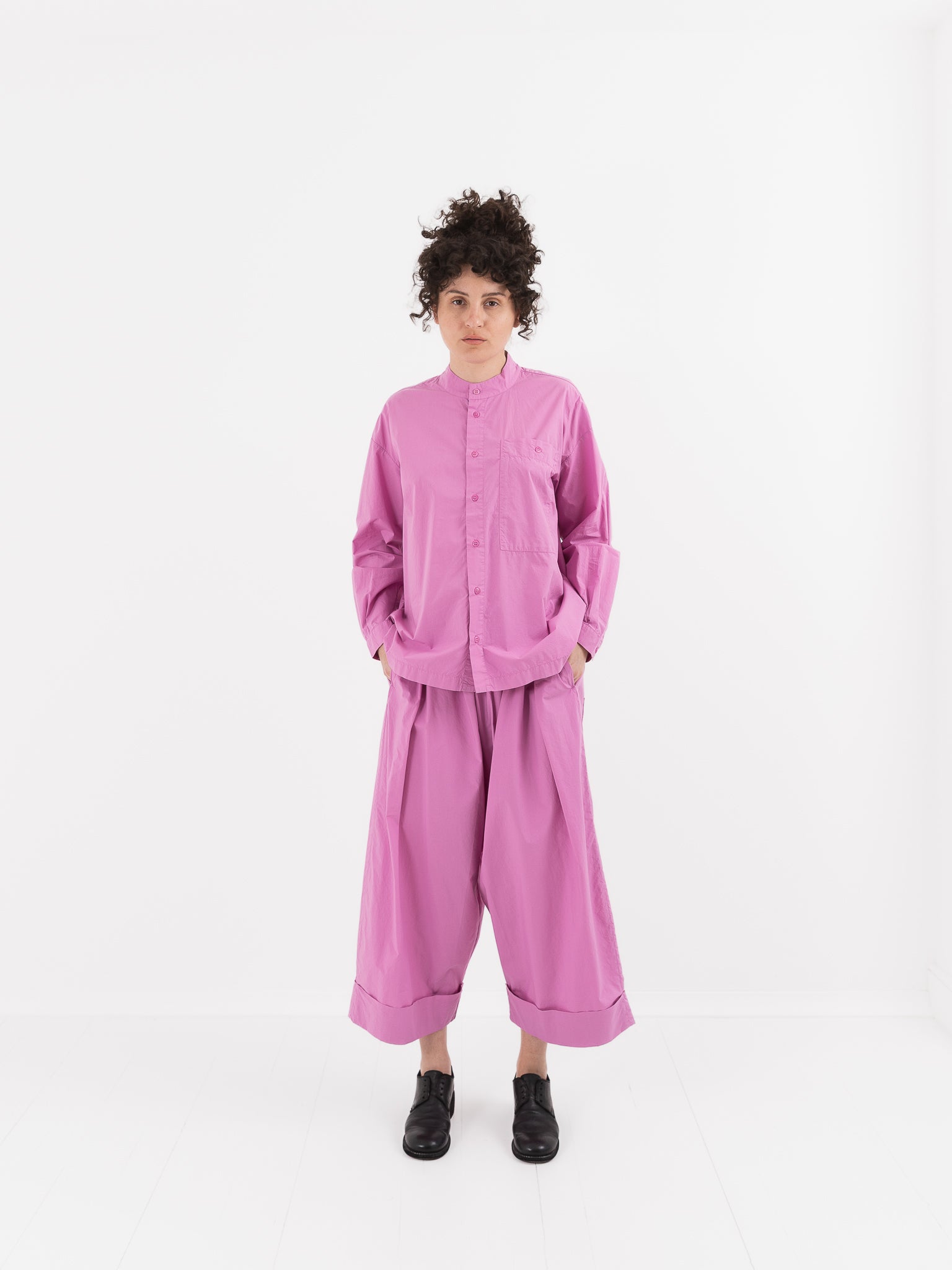 Toogood The Physician Shirt in Raspberry - TOOGOOD at Worthwhile - shop TOP