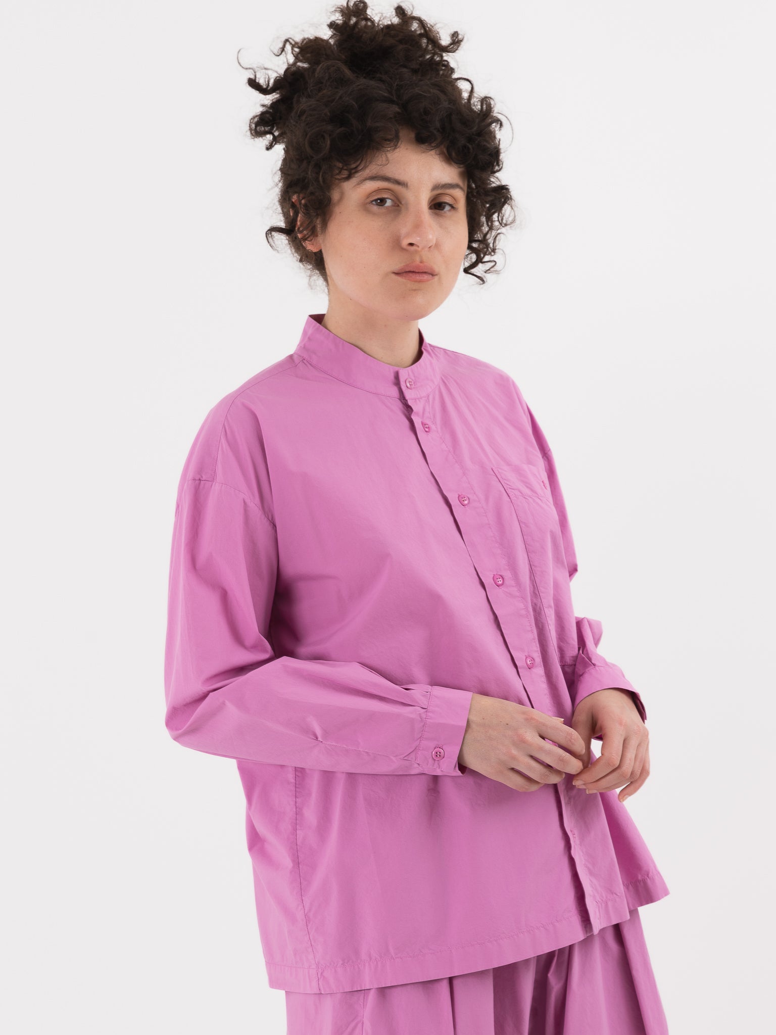Toogood The Physician Shirt in Raspberry - TOOGOOD at Worthwhile - shop TOP