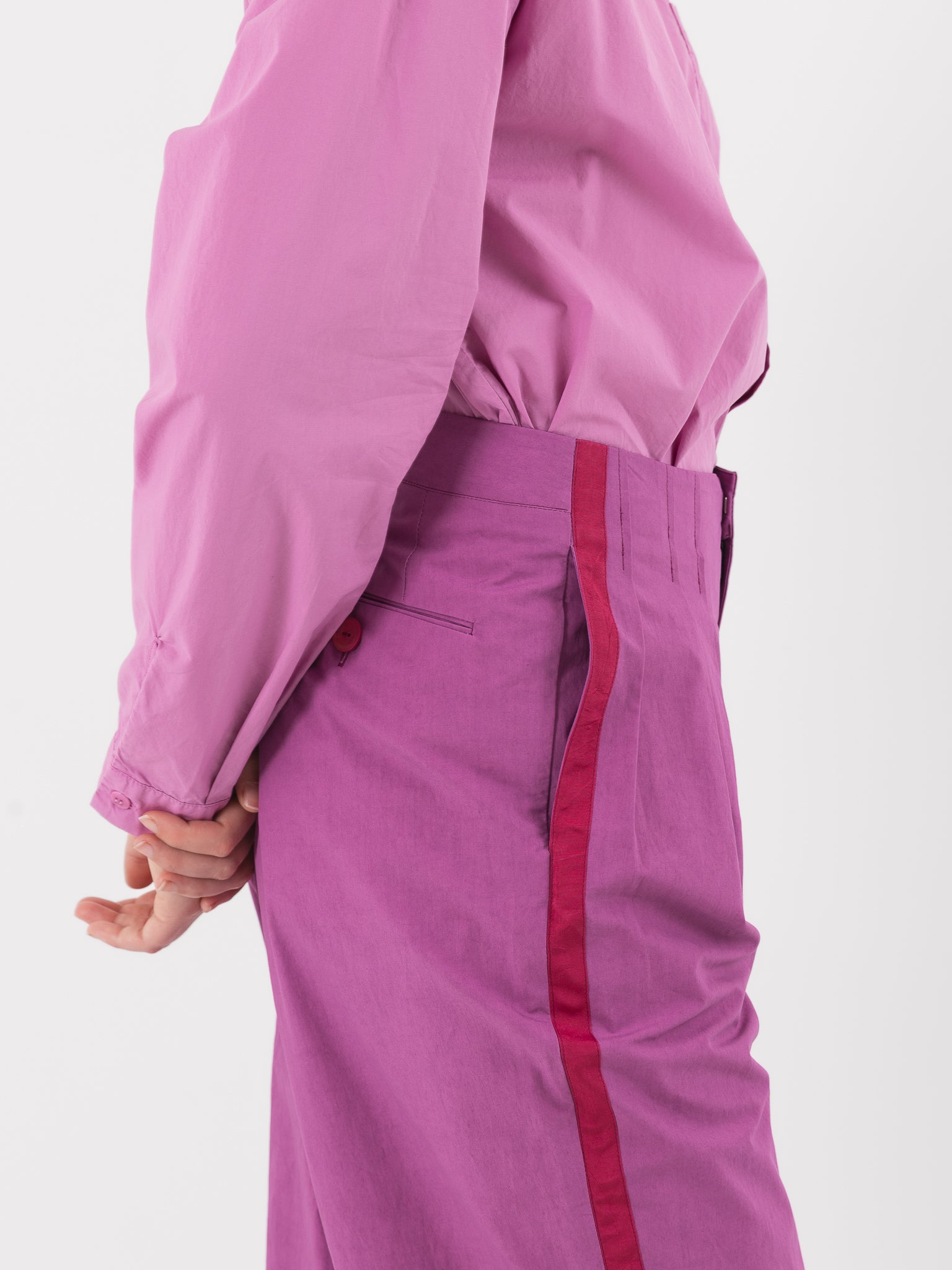Toogood The Magician Trouser in Berry - TOOGOOD at Worthwhile - shop PANT