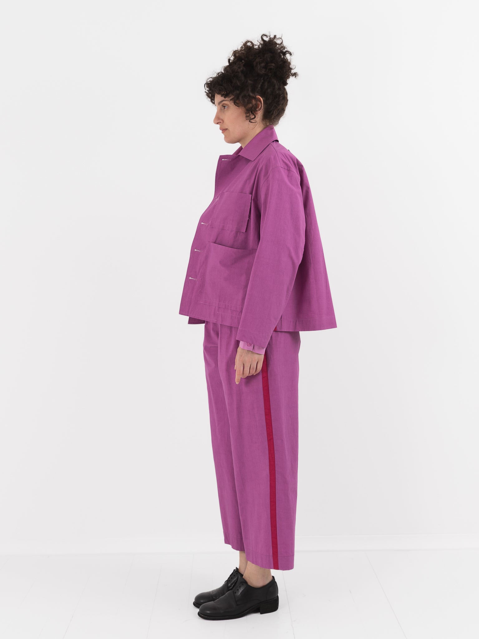 Toogood The Magician Jacket in Berry - TOOGOOD at Worthwhile - shop JACKET