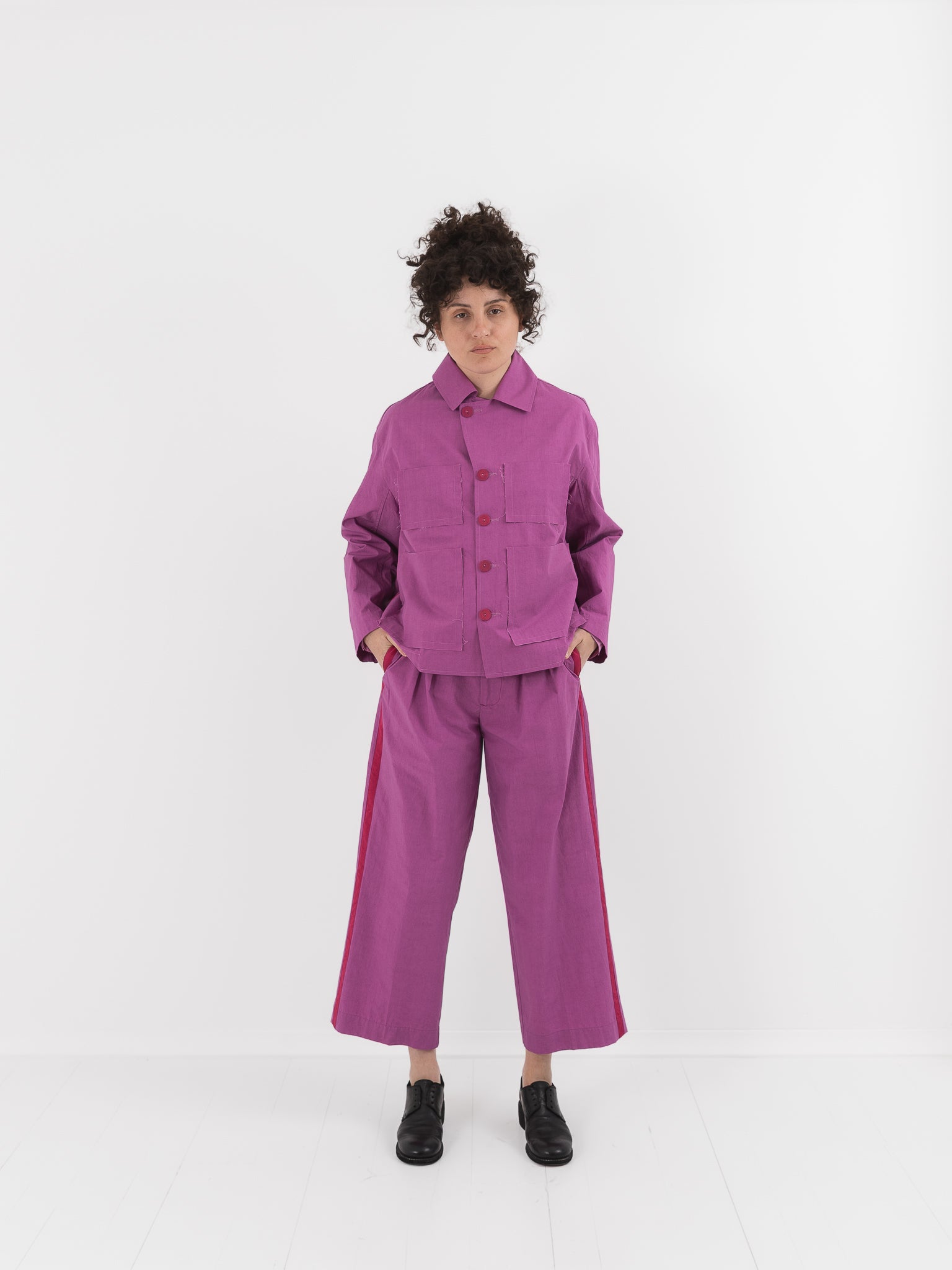 Toogood The Magician Jacket in Berry - TOOGOOD at Worthwhile - shop JACKET