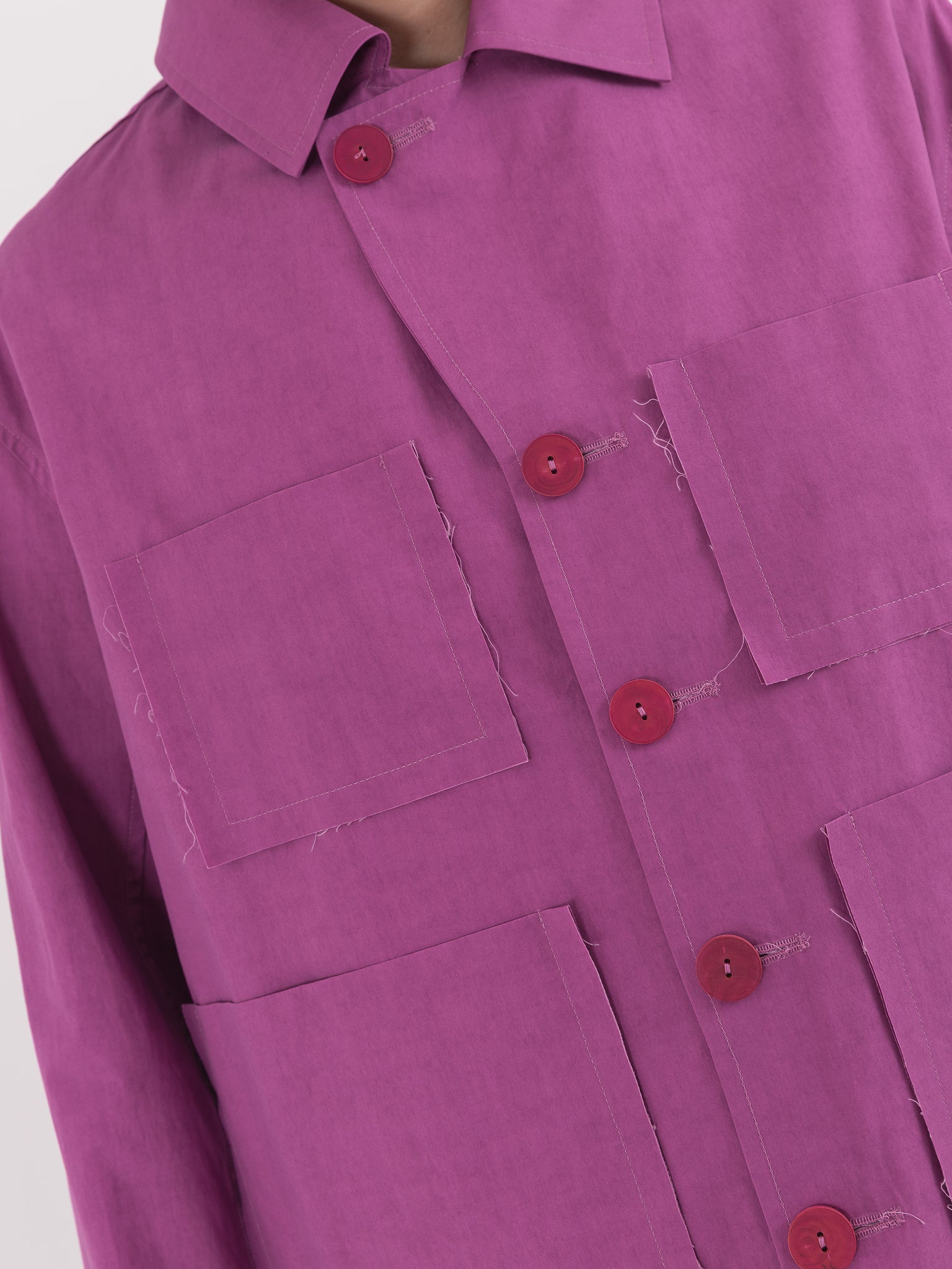 Toogood The Magician Jacket in Berry - TOOGOOD at Worthwhile - shop JACKET