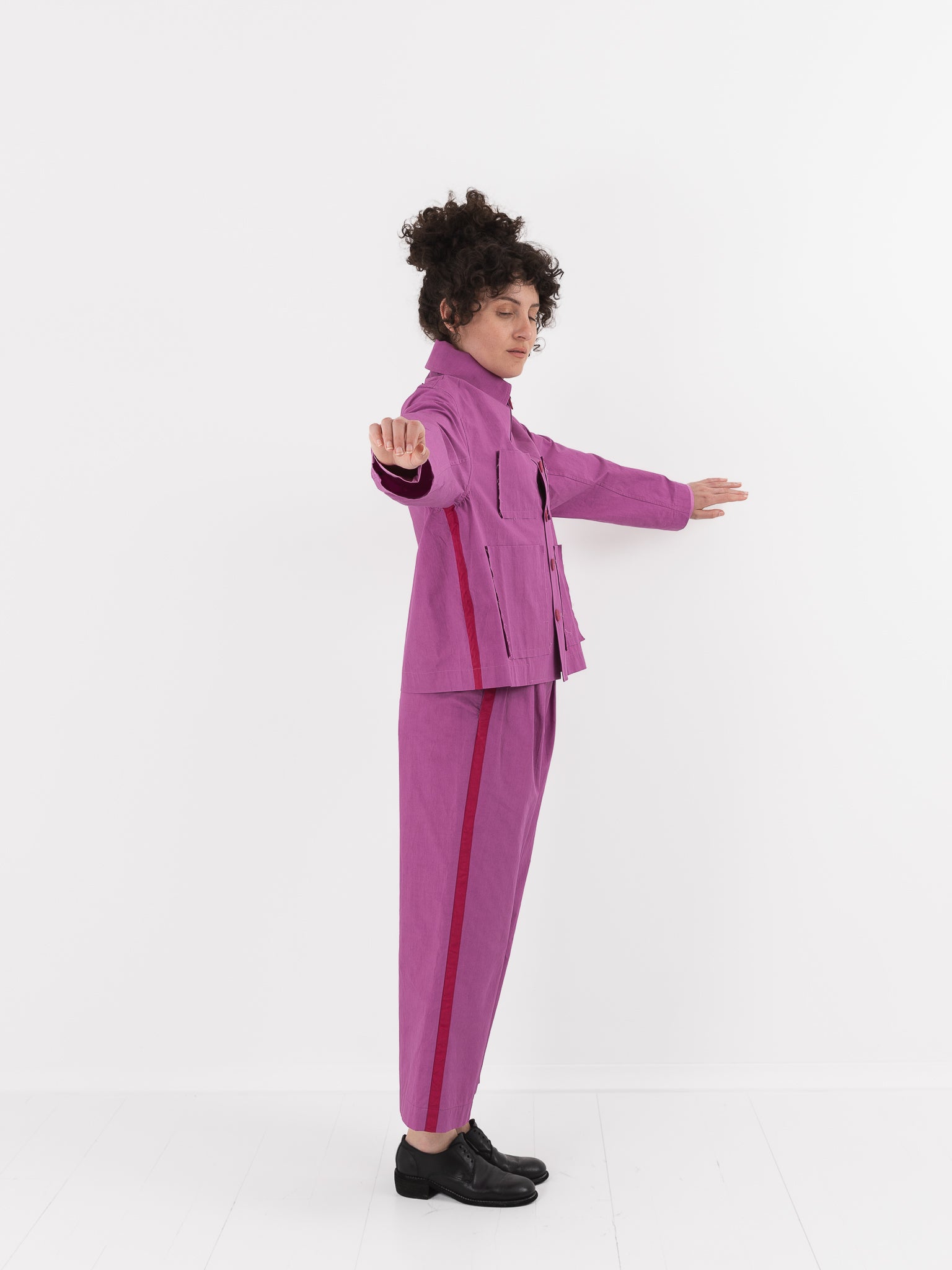 Toogood The Magician Jacket in Berry - TOOGOOD at Worthwhile - shop JACKET