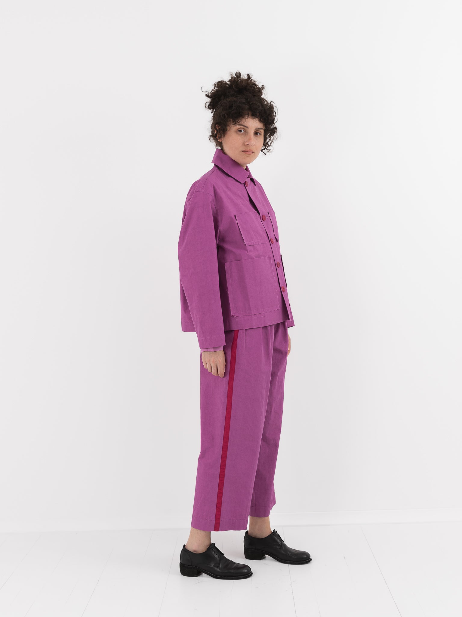 Toogood The Magician Jacket in Berry - TOOGOOD at Worthwhile - shop JACKET