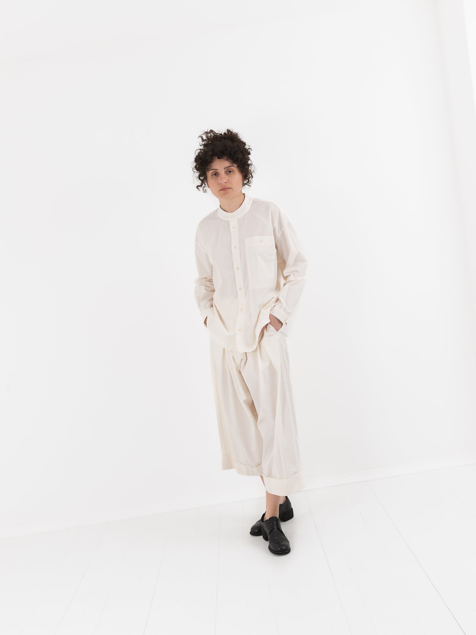 Toogood The Physician Shirt in Yoghurt - TOOGOOD at Worthwhile - shop TOP