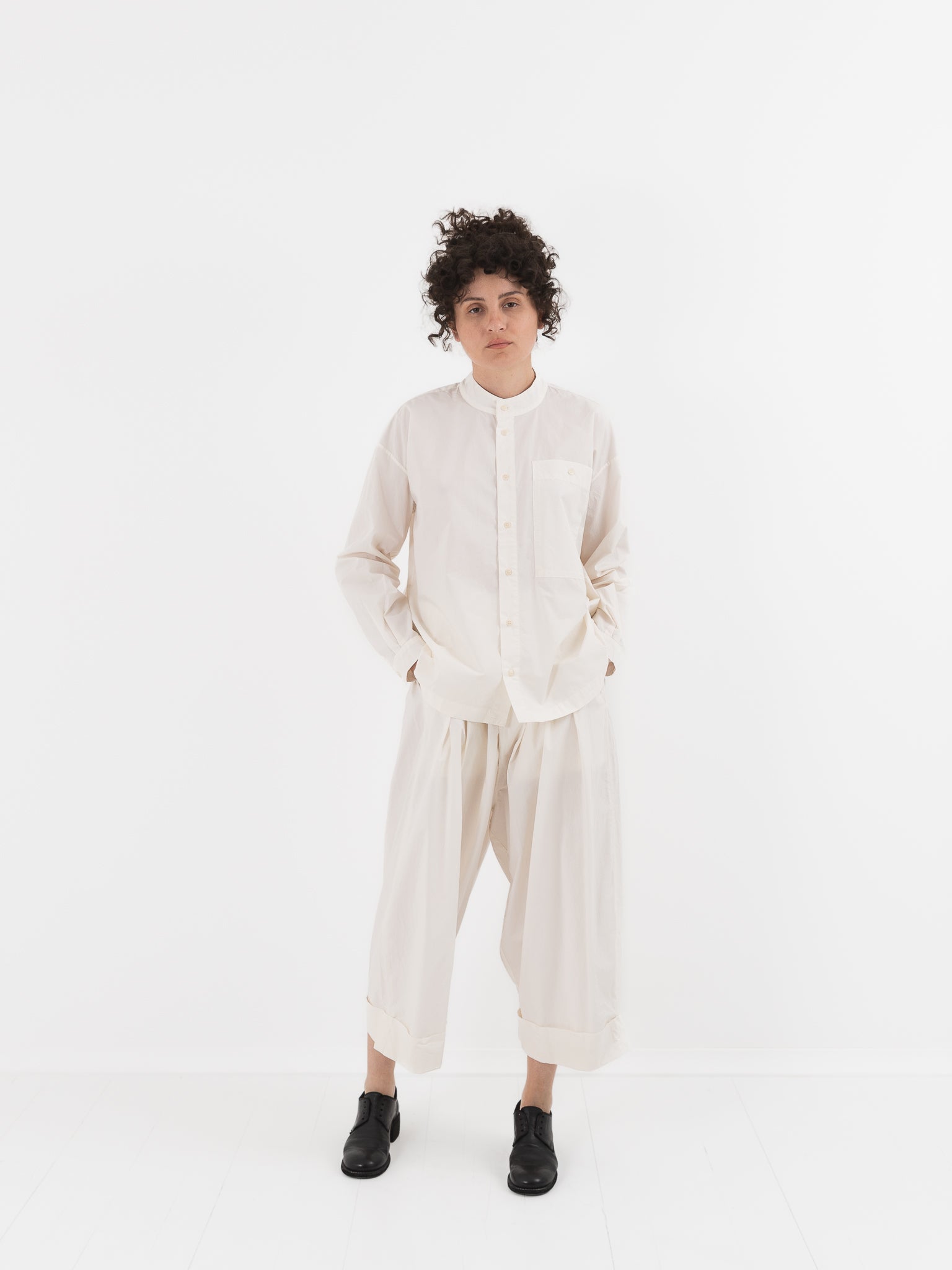 Toogood The Physician Shirt in Yoghurt - TOOGOOD at Worthwhile - shop TOP