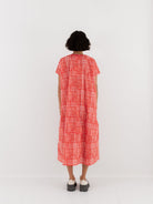 Toogood Poet Dress in Jam Painted Check - TOOGOOD at Worthwhile - shop DRESS