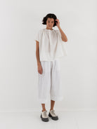 Toogood Poet Top in Chalk - TOOGOOD at Worthwhile - shop TOP