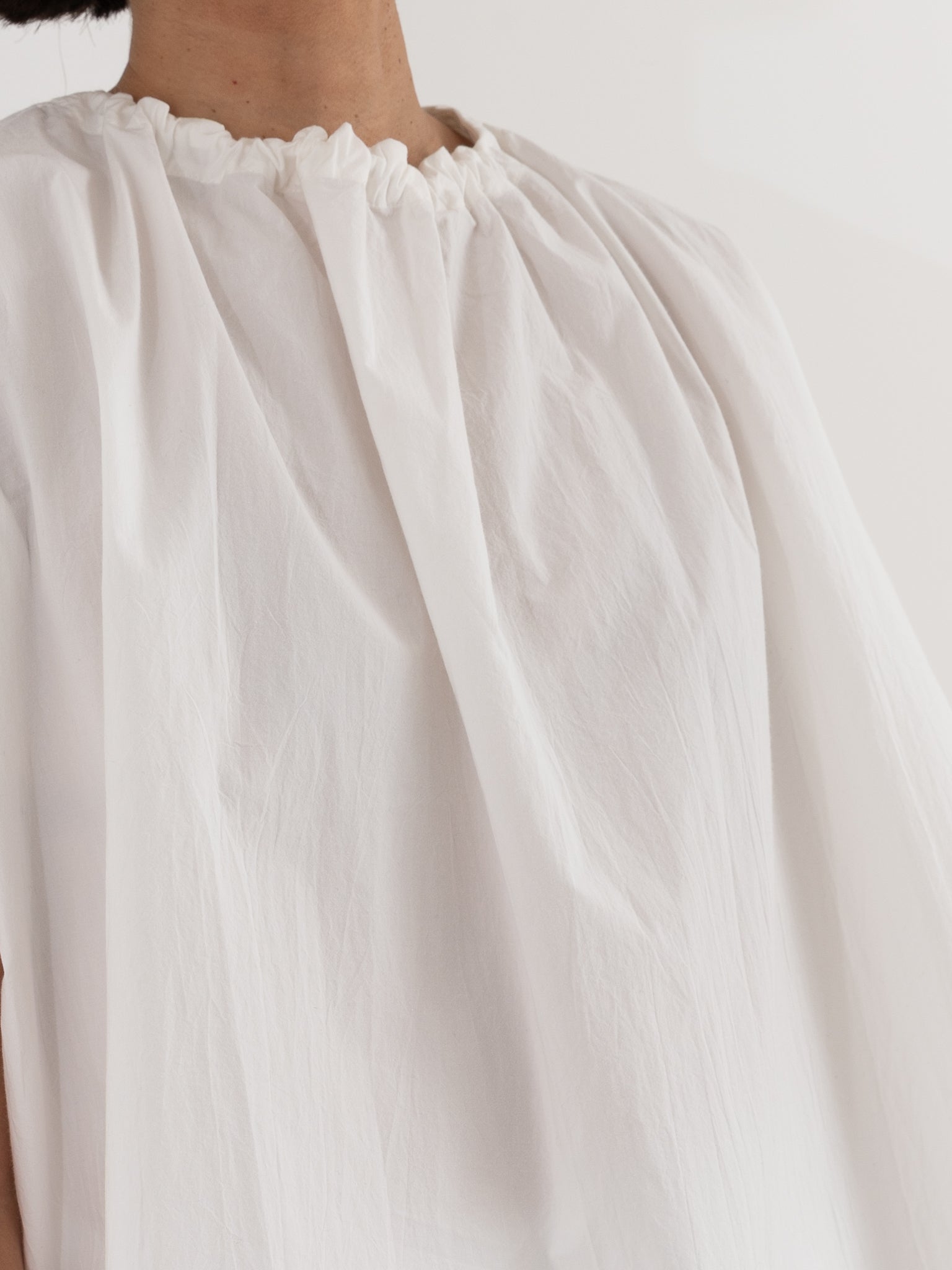 Toogood Poet Top in Chalk - TOOGOOD at Worthwhile - shop TOP