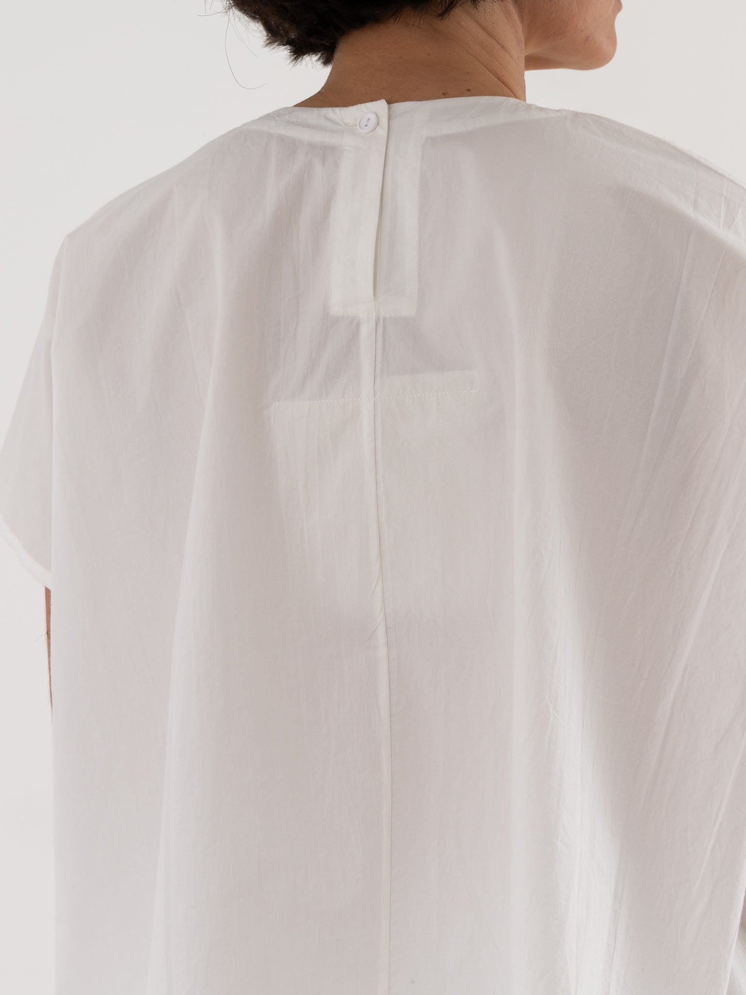 Toogood Poet Top in Chalk - TOOGOOD at Worthwhile - shop TOP