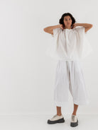 Toogood Poet Top in Chalk - TOOGOOD at Worthwhile - shop TOP