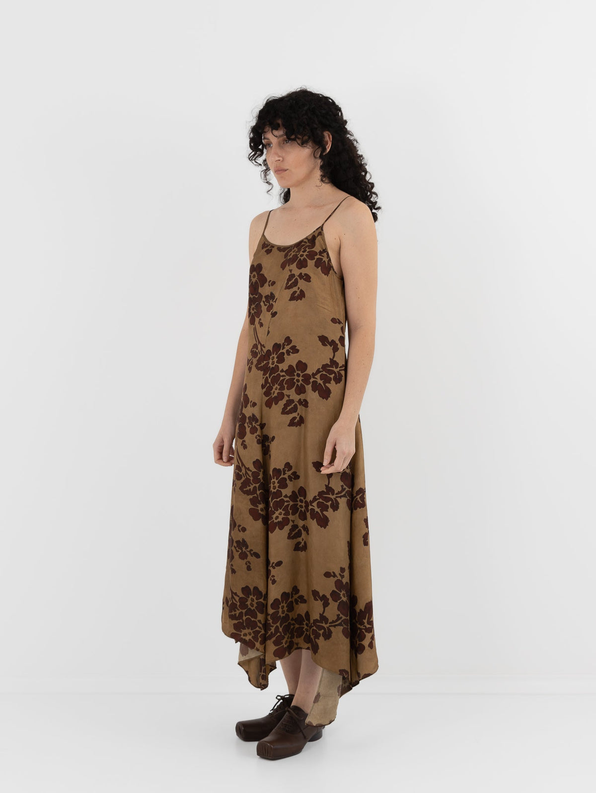Uma Wang Acrry Dress in Mustard/Red - UMA WANG at Worthwhile - shop DRESS