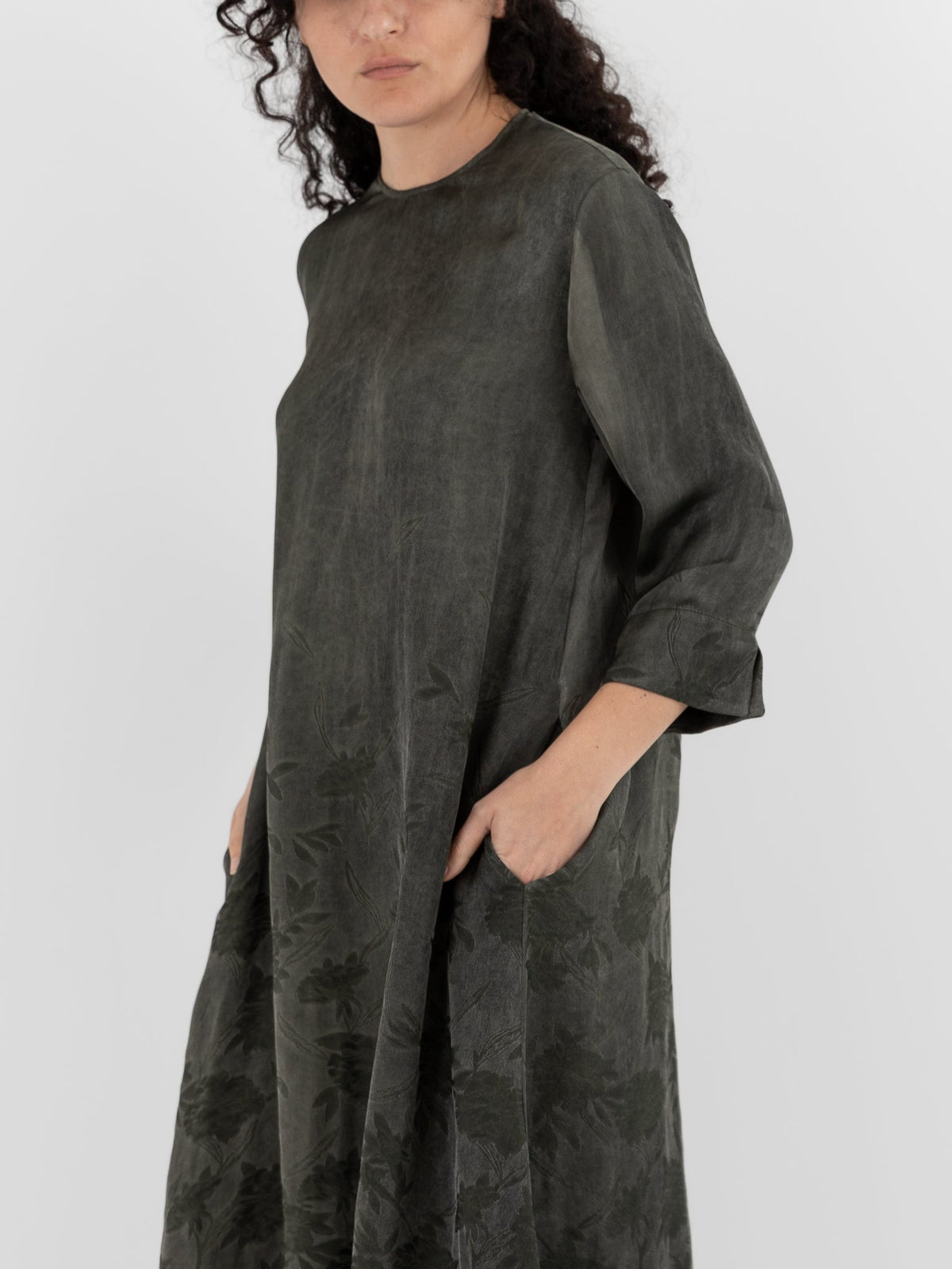 Uma Wang Apostte Dress in Grey/Green - UMA WANG at Worthwhile - shop DRESS