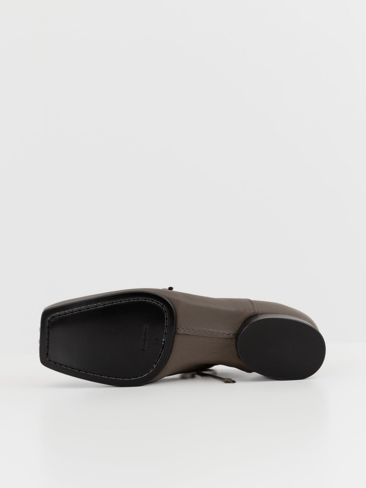 Uma Wang Ballet Derby in Dark Grey - UMA WANG at Worthwhile - shop SHOES