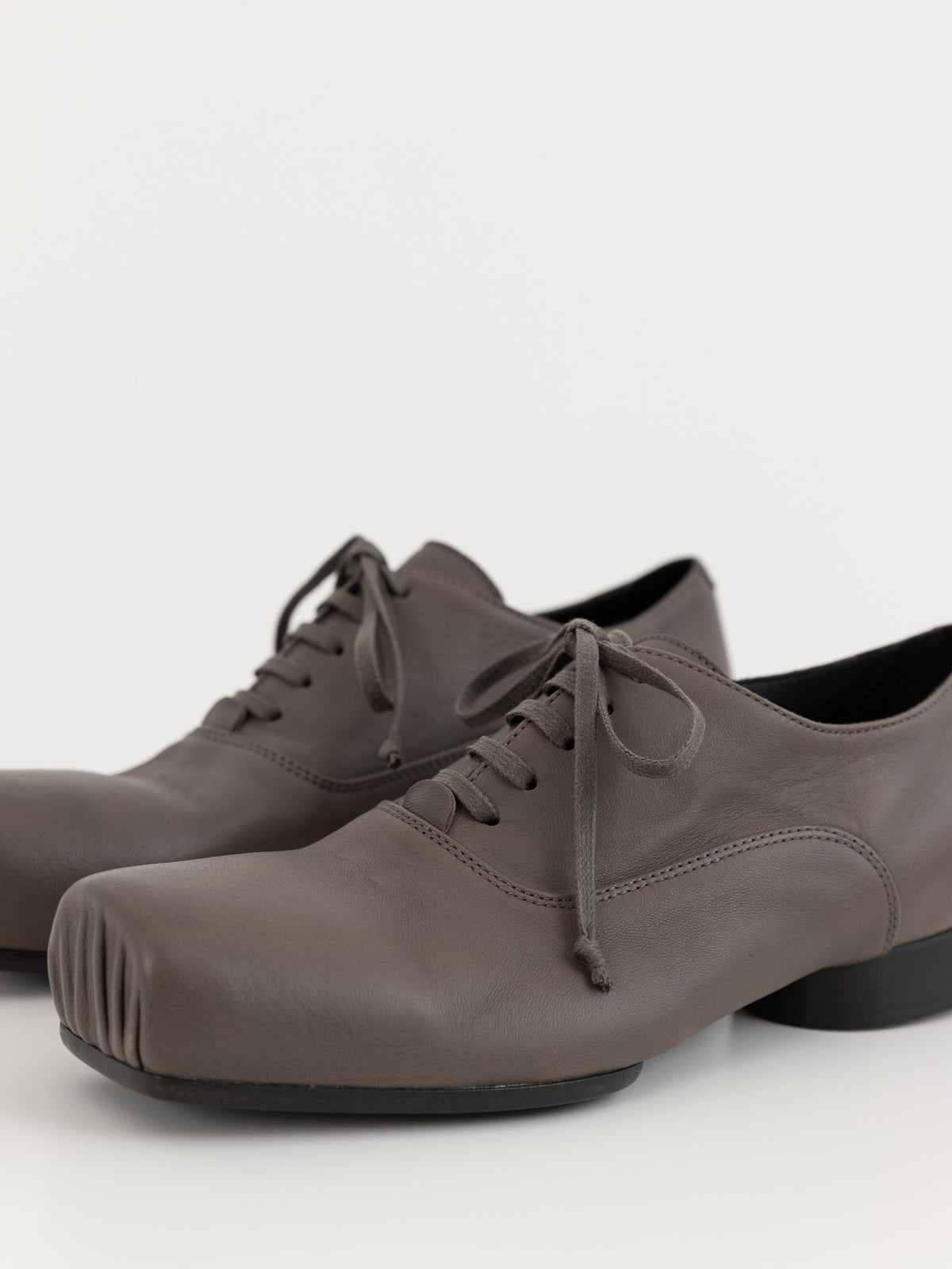 Uma Wang Ballet Derby in Dark Grey - UMA WANG at Worthwhile - shop SHOES