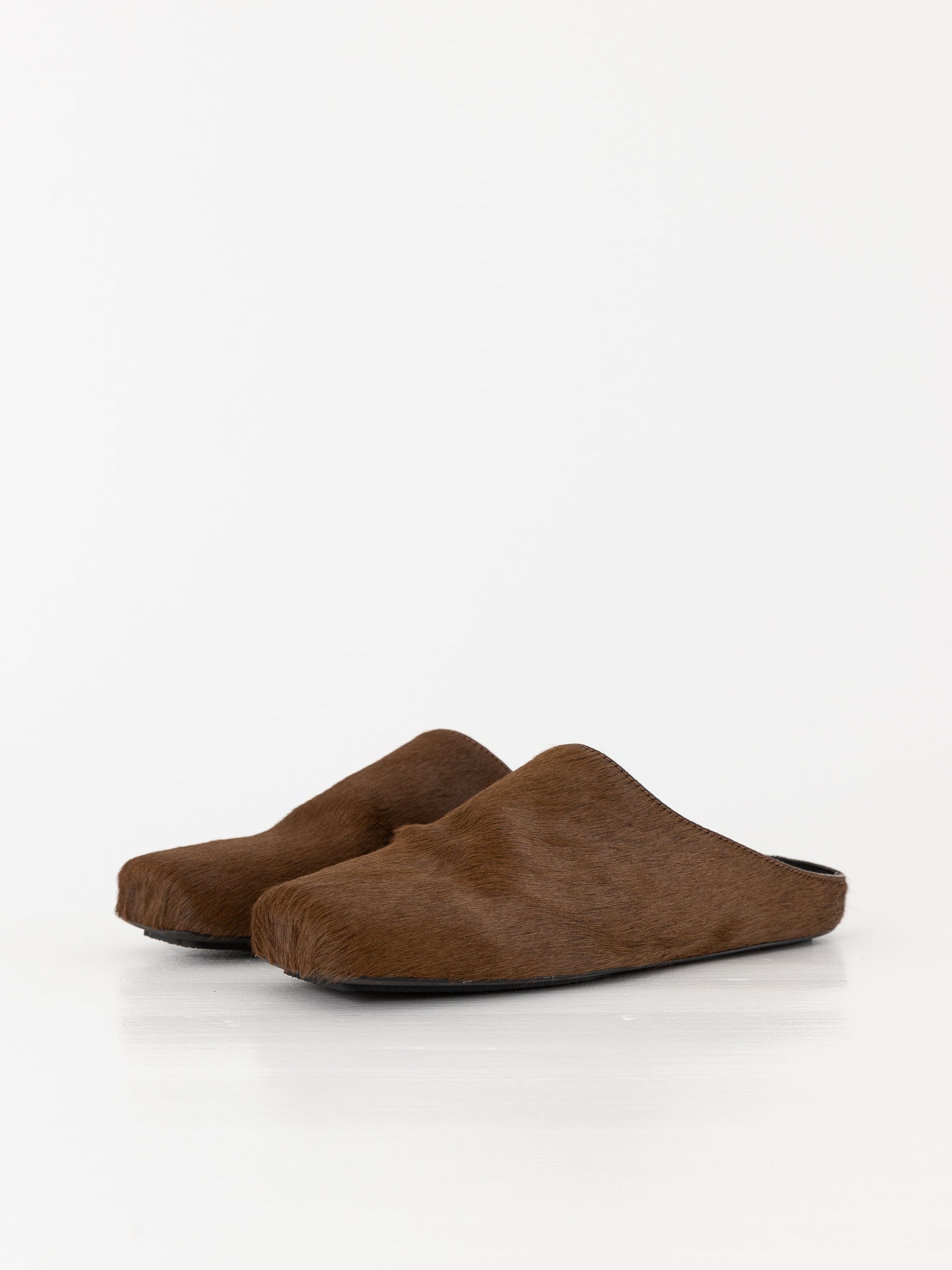 Uma Wang Ballet Slipper in Brown - UMA WANG at Worthwhile - shop SHOES