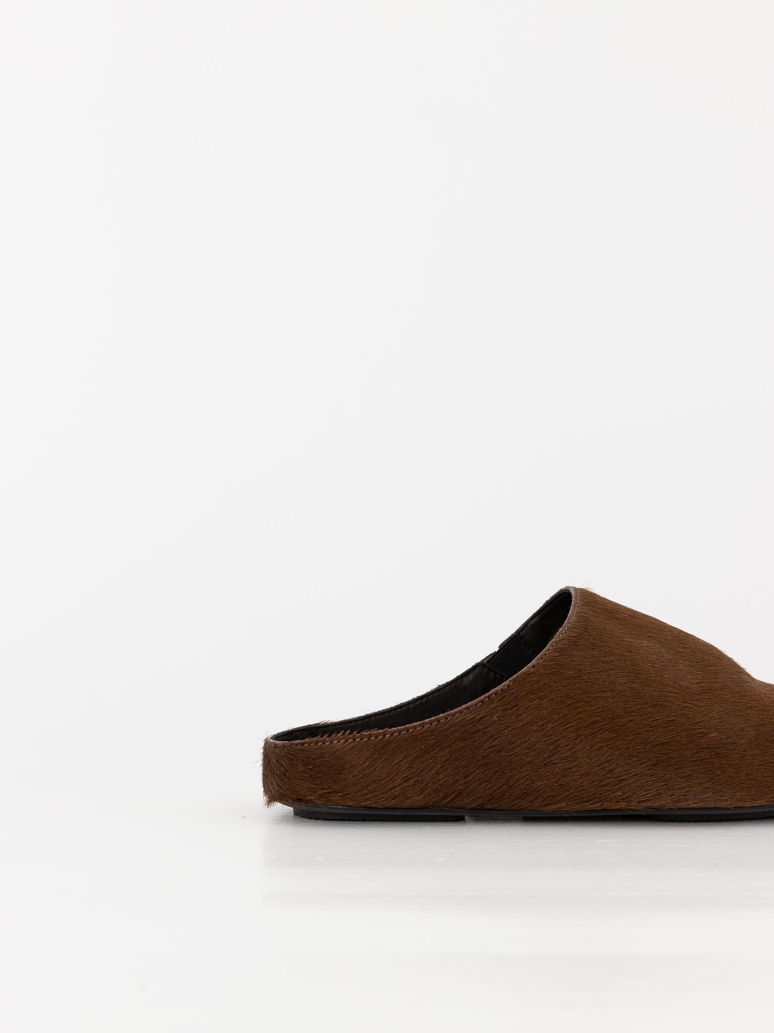 Uma Wang Ballet Slipper in Brown - UMA WANG at Worthwhile - shop SHOES