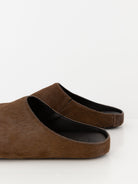 Uma Wang Ballet Slipper in Brown - UMA WANG at Worthwhile - shop SHOES