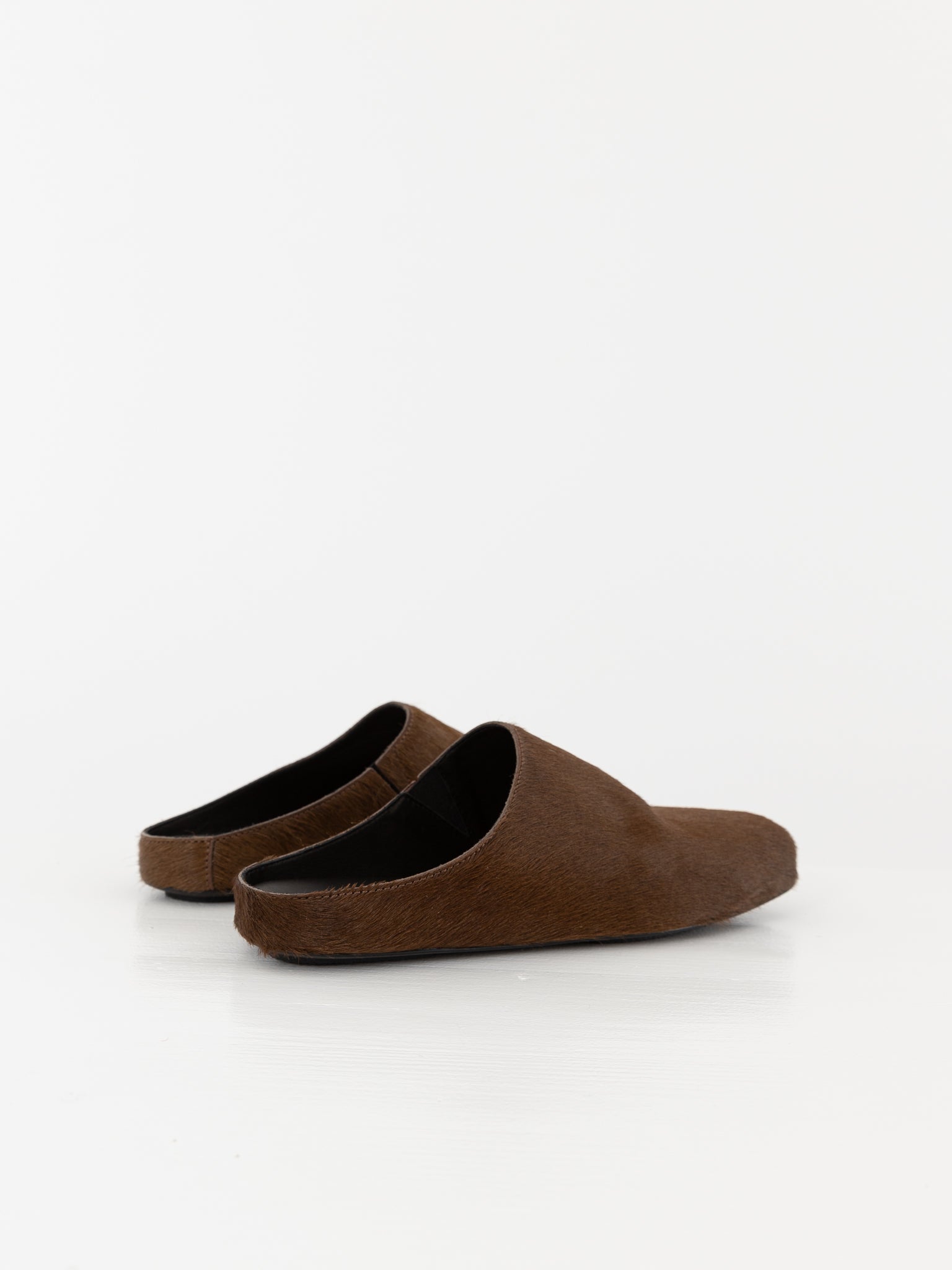 Uma Wang Ballet Slipper in Brown - UMA WANG at Worthwhile - shop SHOES
